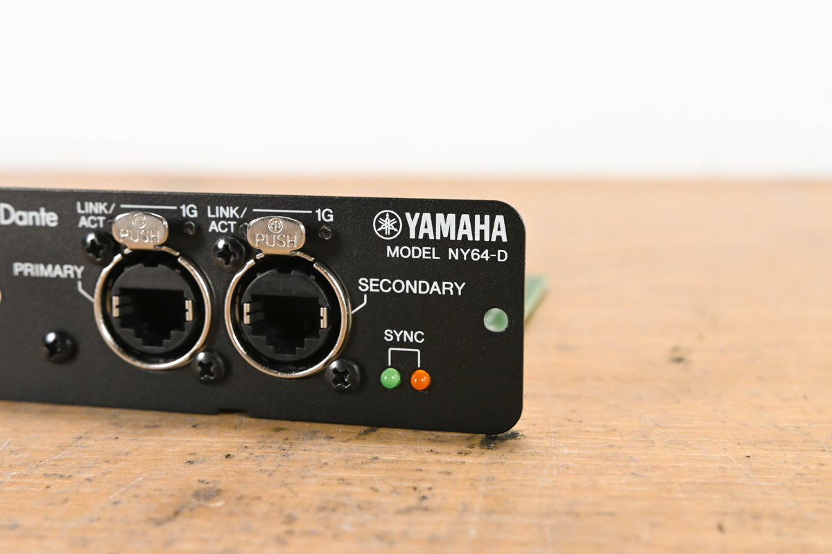 Yamaha NY64-D Dante I/O Expansion Card for TF Mixers