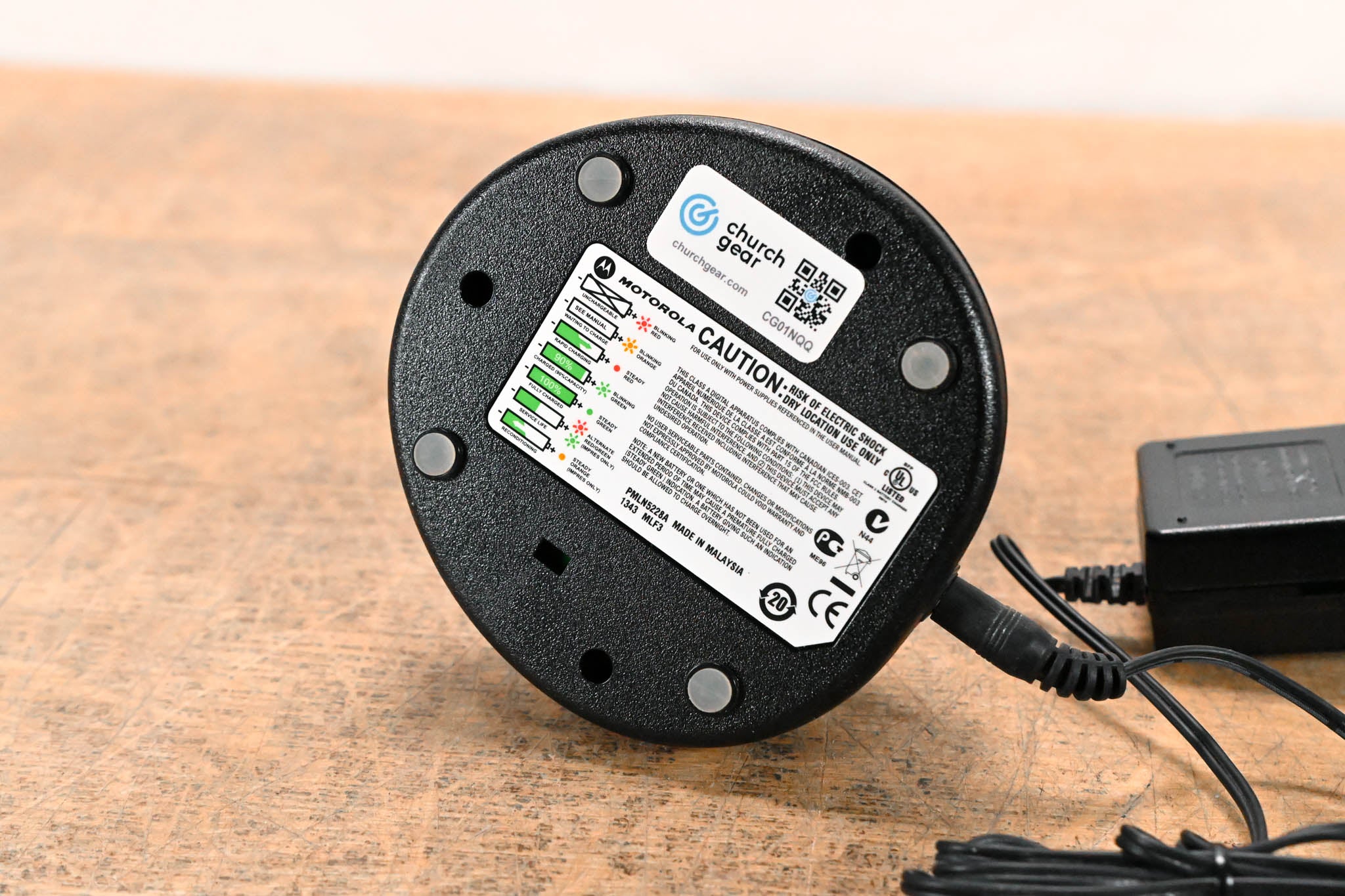 Motorola CP185 Portable Two-Way Radio with PMLN5228A Charger