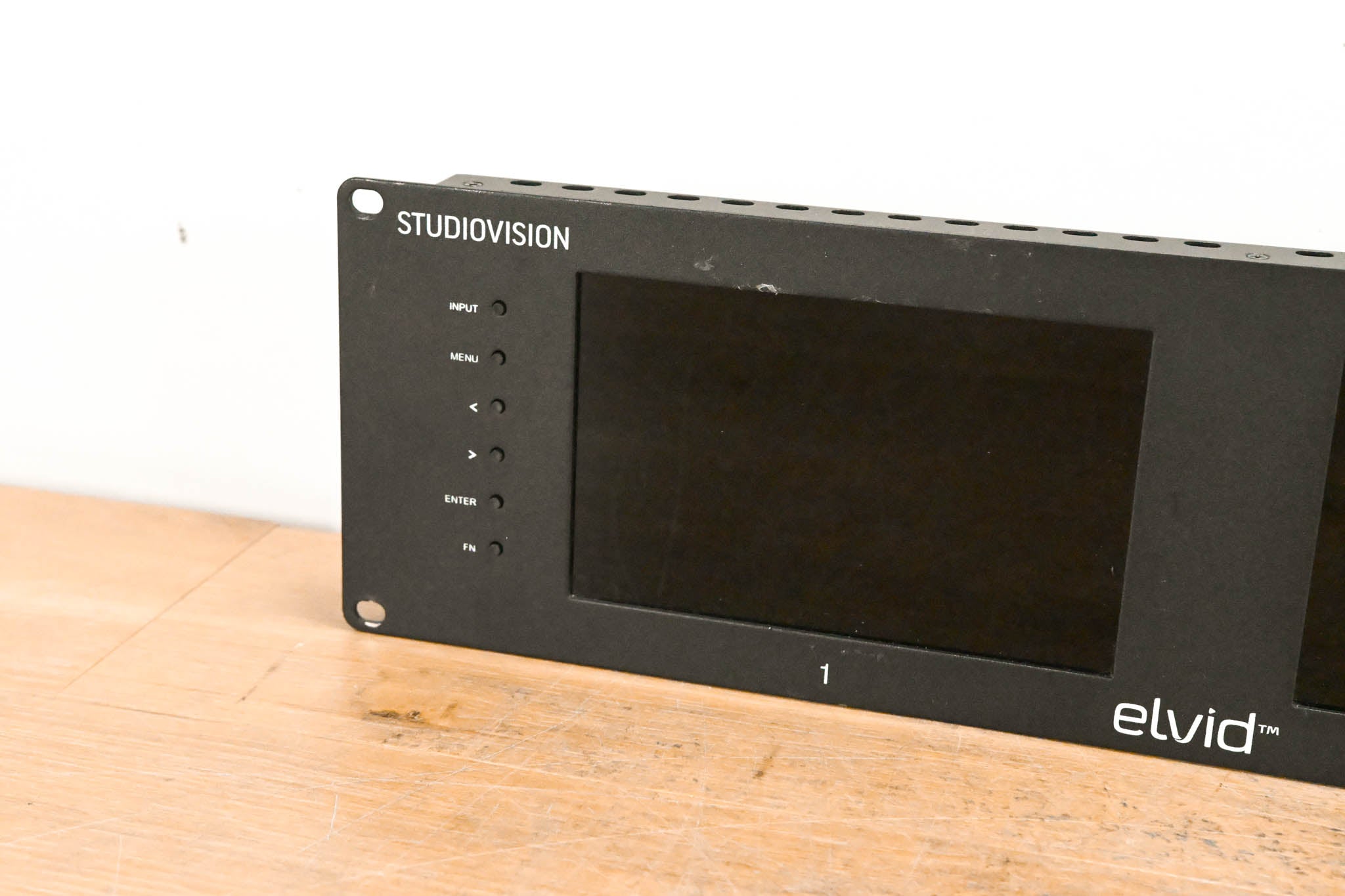 Elvid SRM-7X2-LT StudioVision Dual 7" Monitor Rackmount NO POWER SUPPLY