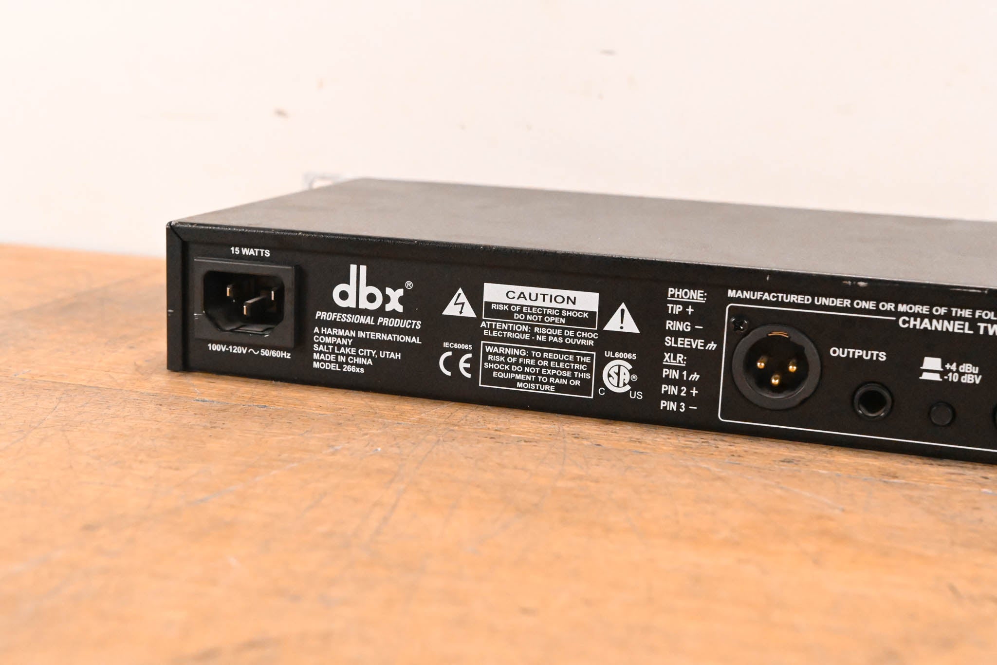 dbx 266xs 2-Channel Compressor/Gate