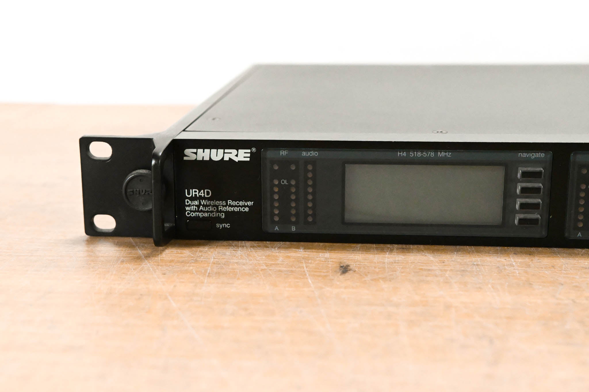 Shure UR4D Wireless Receiver w/ two UR1 Bodypack Transmitters - H4 Band