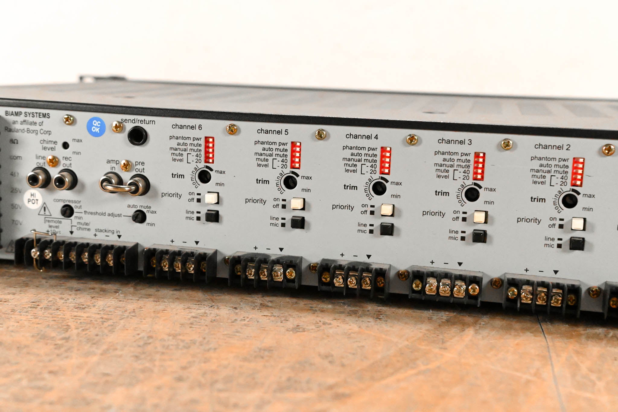 Biamp CMA30 Commercial Mixer/Amplifier