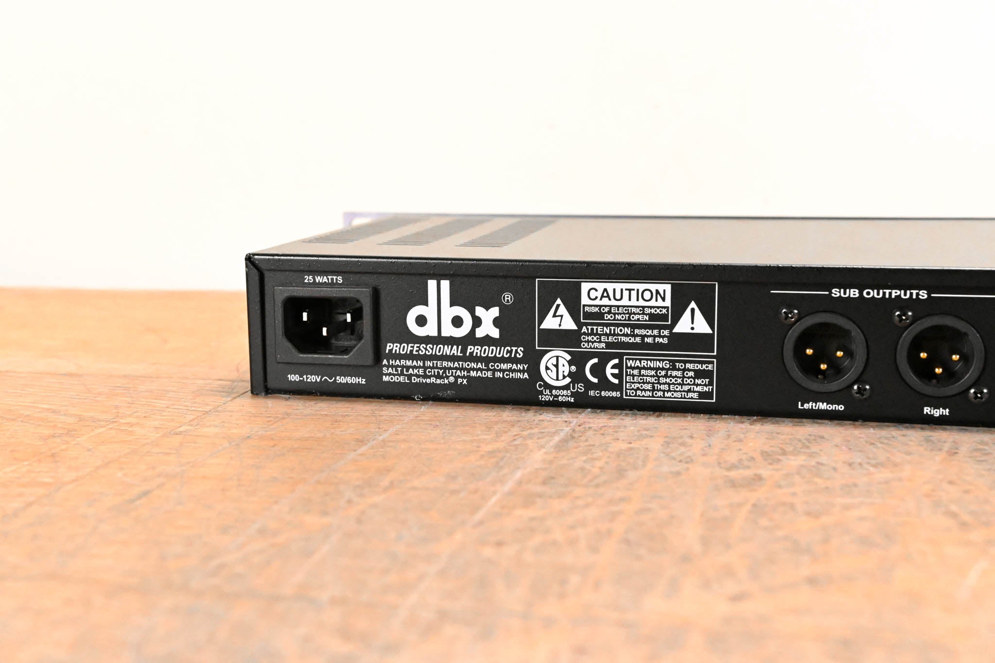 dbx DriveRack PX Powered Speaker Optimizer