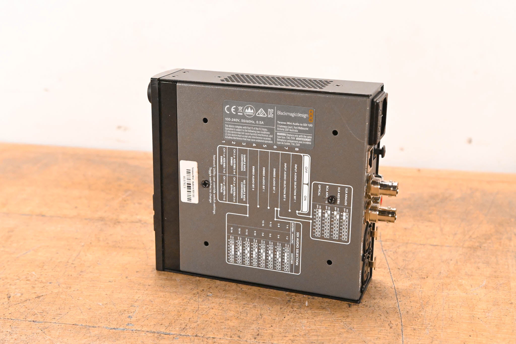 Blackmagic Design Teranex Mini Audio to SDI 12G w/ Smart Panel