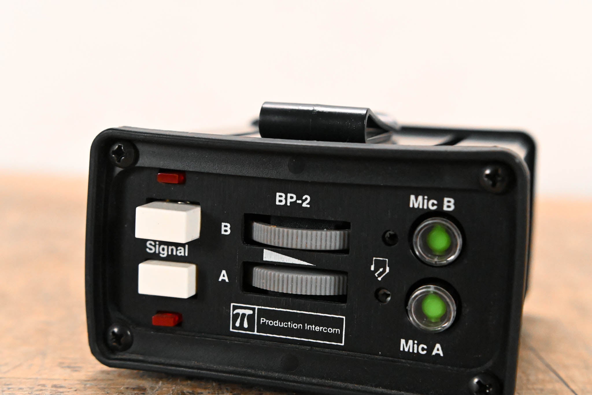 Production Intercom BP-2 2-Channel Headset Station Belt Pack