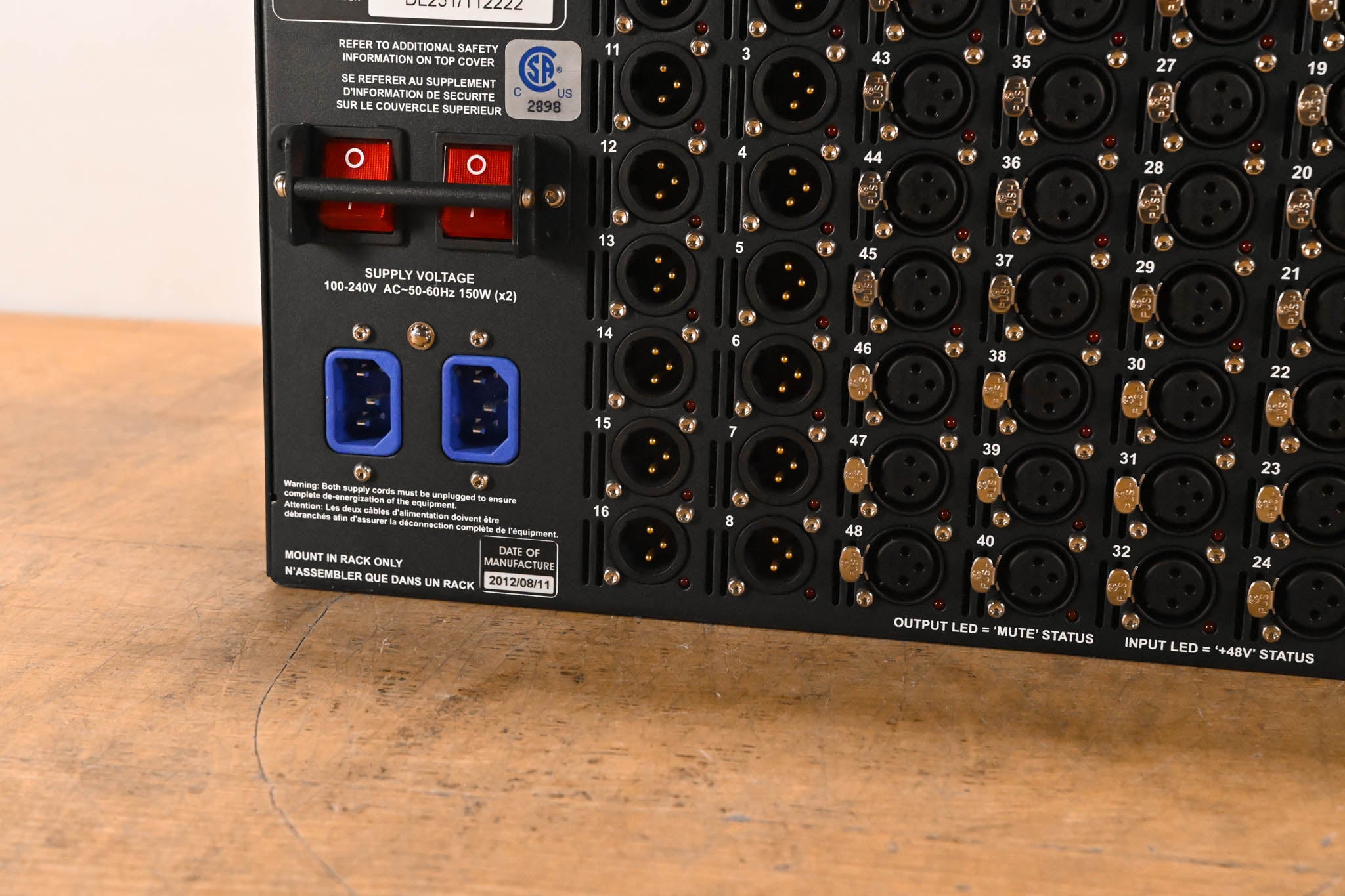 Midas DL251 PRO Series 48-input / 16-output Stage Box