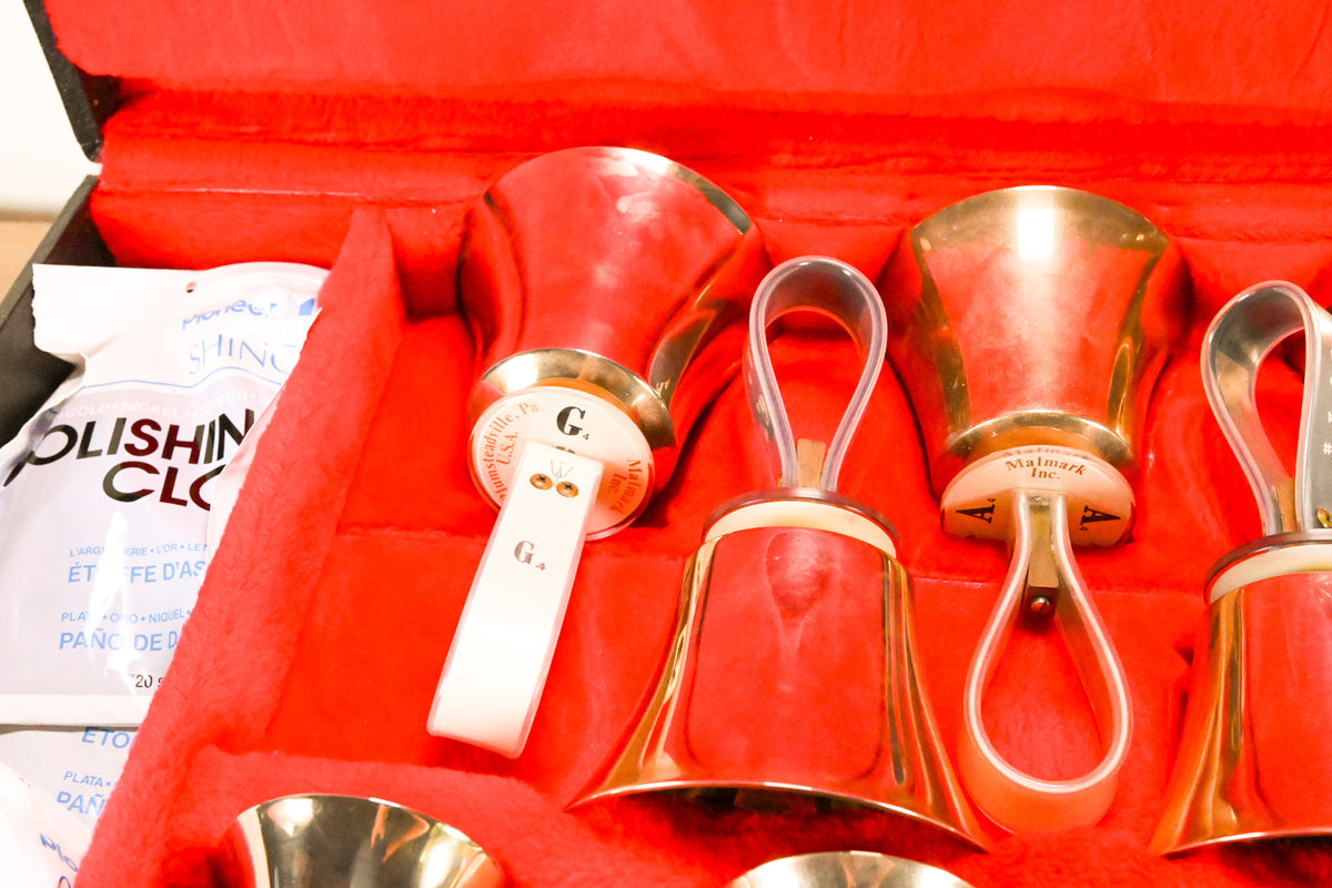 Malmark Three Octave Handbell Set (C4-C7) - 37 Bells w/ 4 Cases