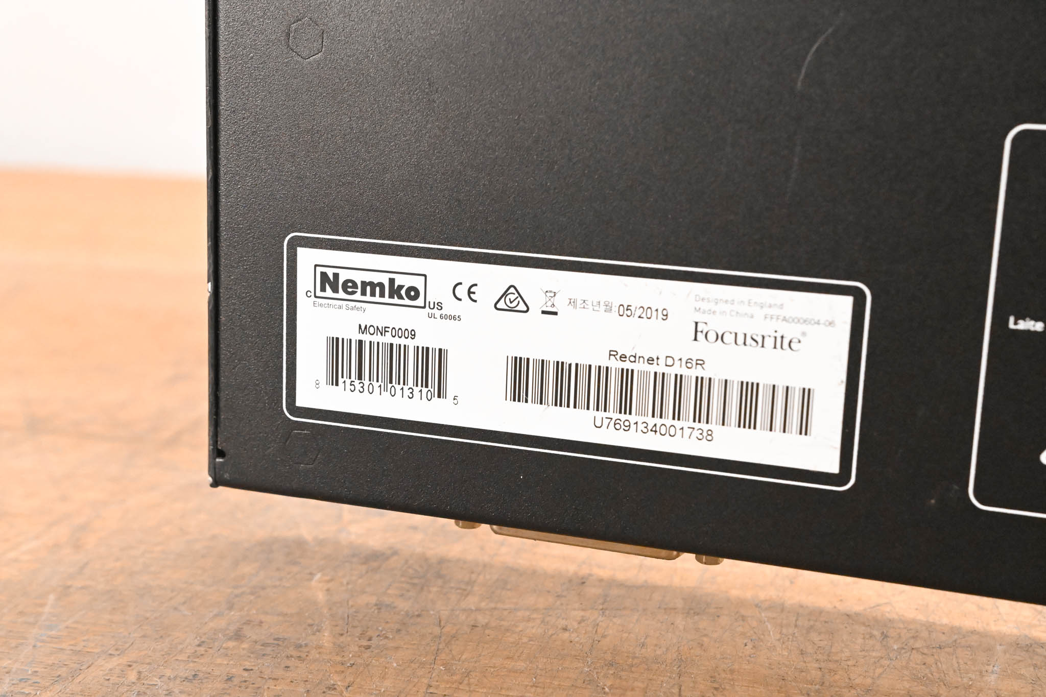 Focusrite RedNet D16R 16-CH RedNet AES3 Interface for Dante Networks