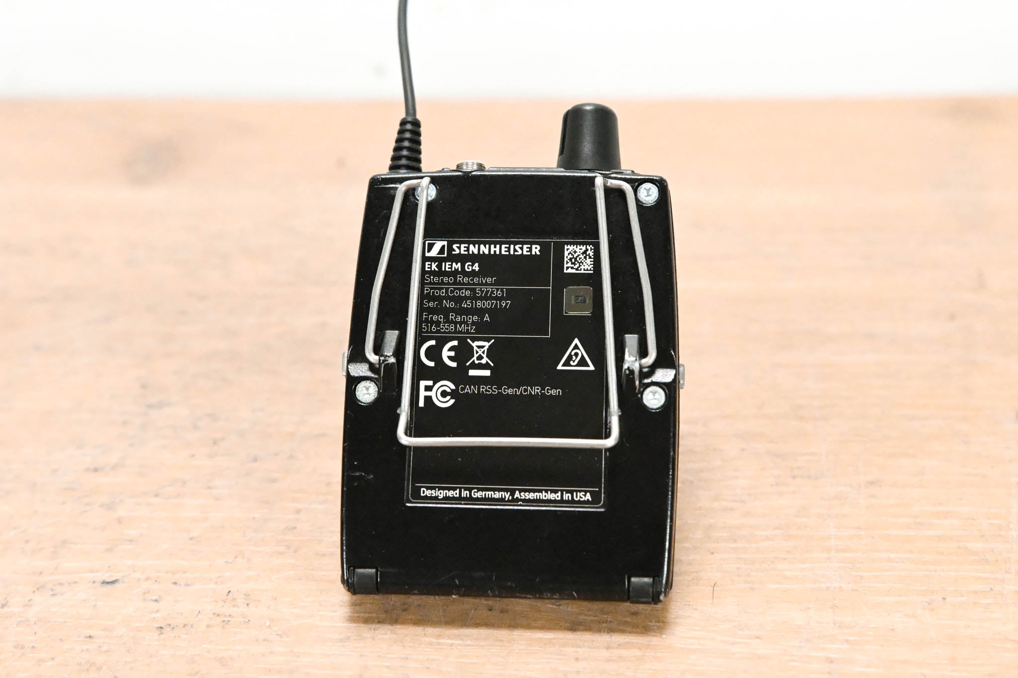 Sennheiser ew IEM G4 Wireless IEM System - 516-558 MHz (NO POWER SUPPLY)