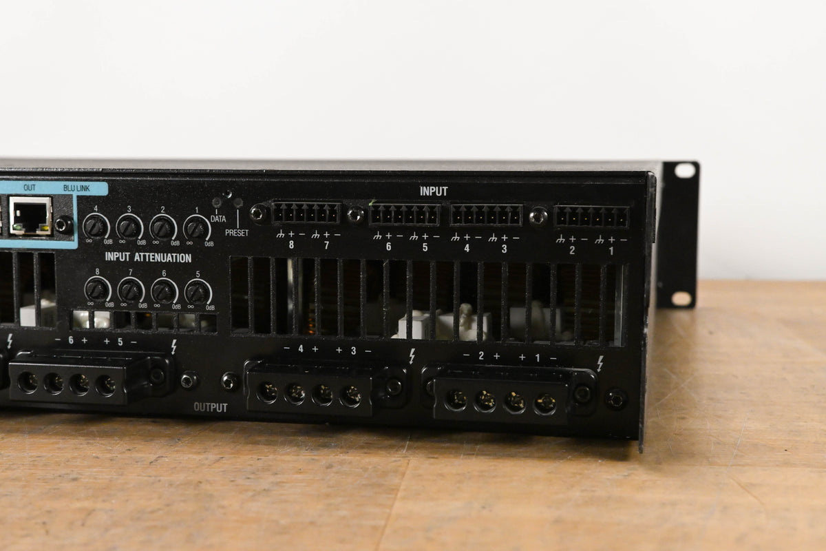 Crown DCi 8|300N 8-Channel, 300W @ 4 ohms Power Amplifier w/ BLU link
