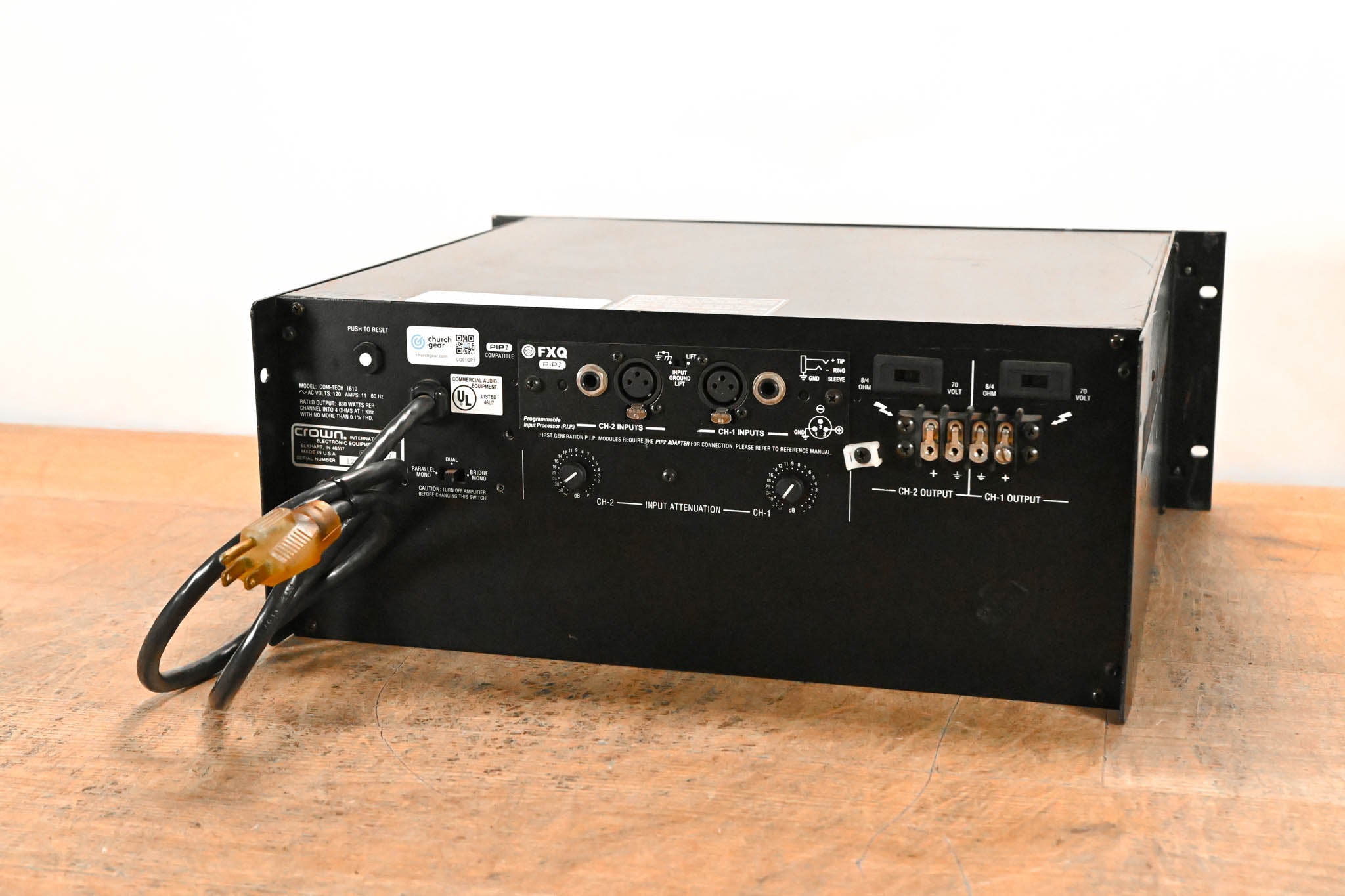 Crown Com-Tech 1610 2-Channel Power Amplifier