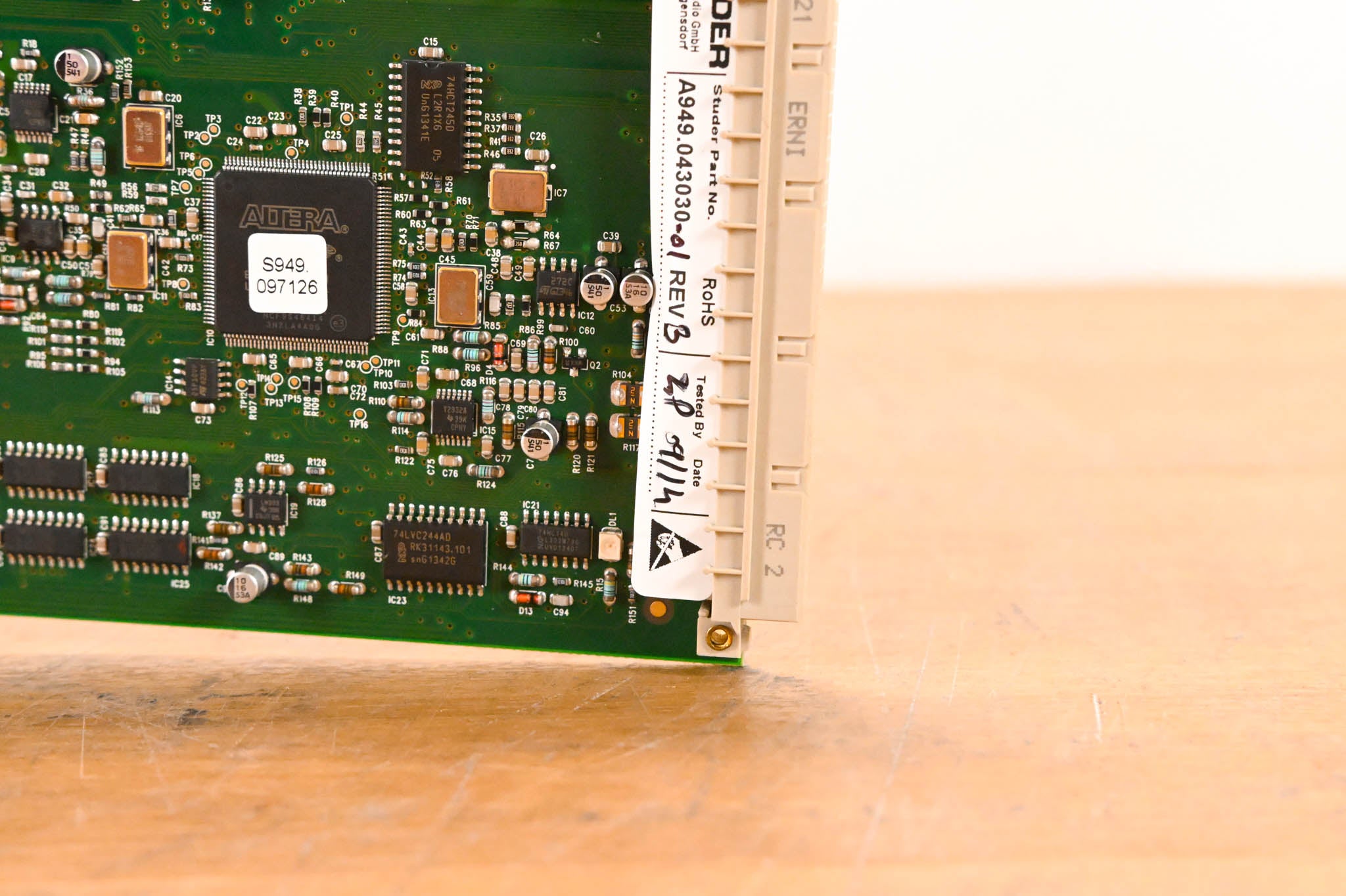 Studer MADI I/O Card for D21m Modular I/O System