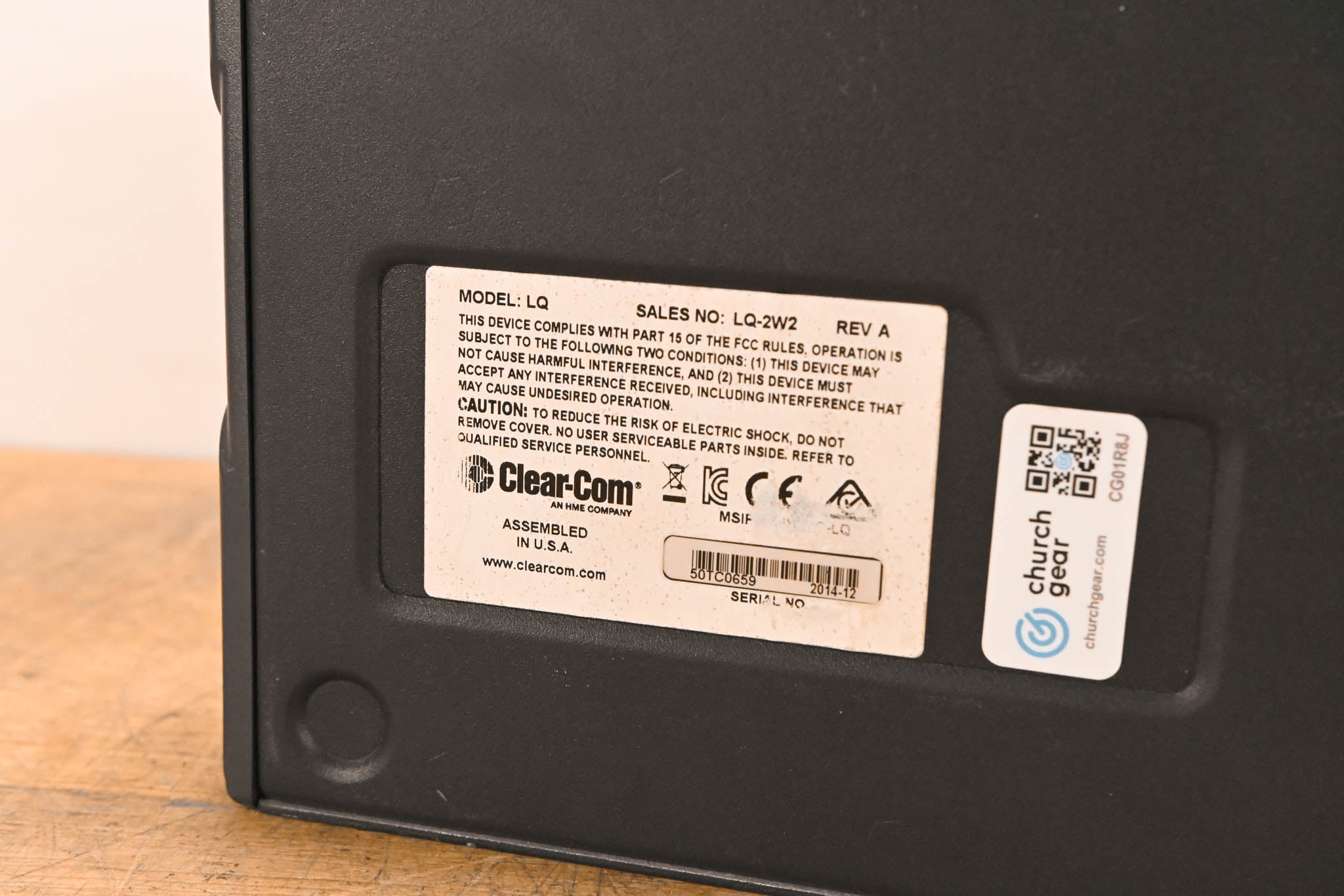 Clear-Com LQ-2W2 Compact 2-Port Partyline IP Interface (NO POWER SUPPLY)