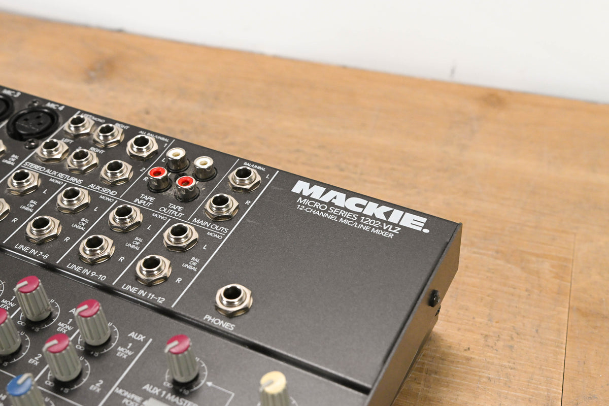 Mackie 1202-VLZ 12-Channel Compact Analog Audio Mixer