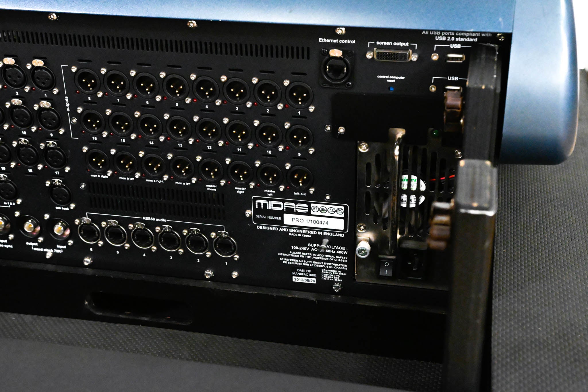 Midas PRO1 48-Channel Digital Audio Mixing Console with Road Case