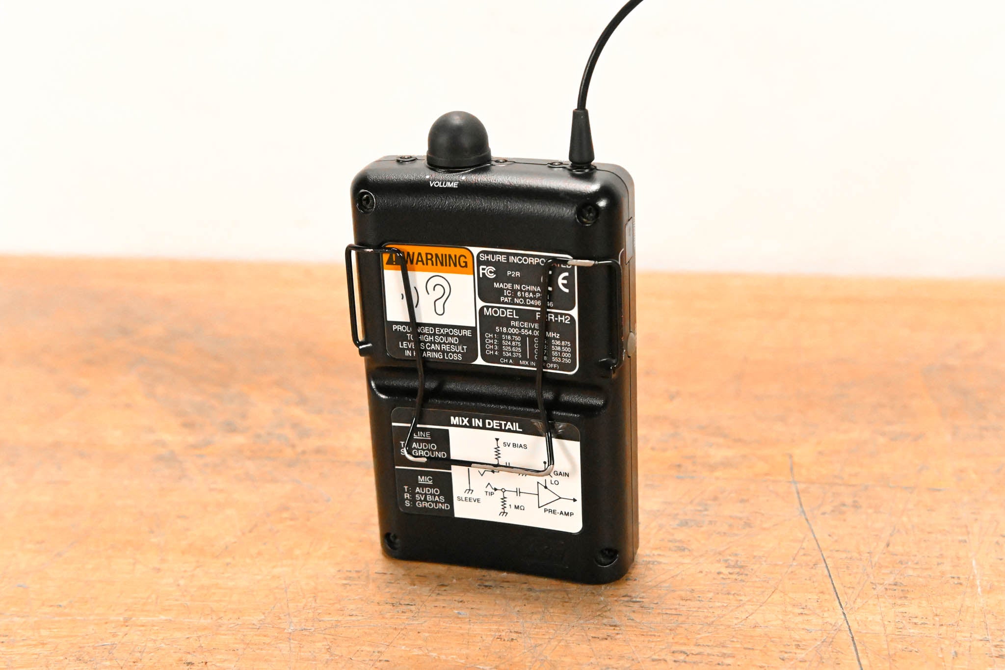 Shure PSM200 In-Ear Personal Monitoring System - H2 Band NO POWER SUPPLY
