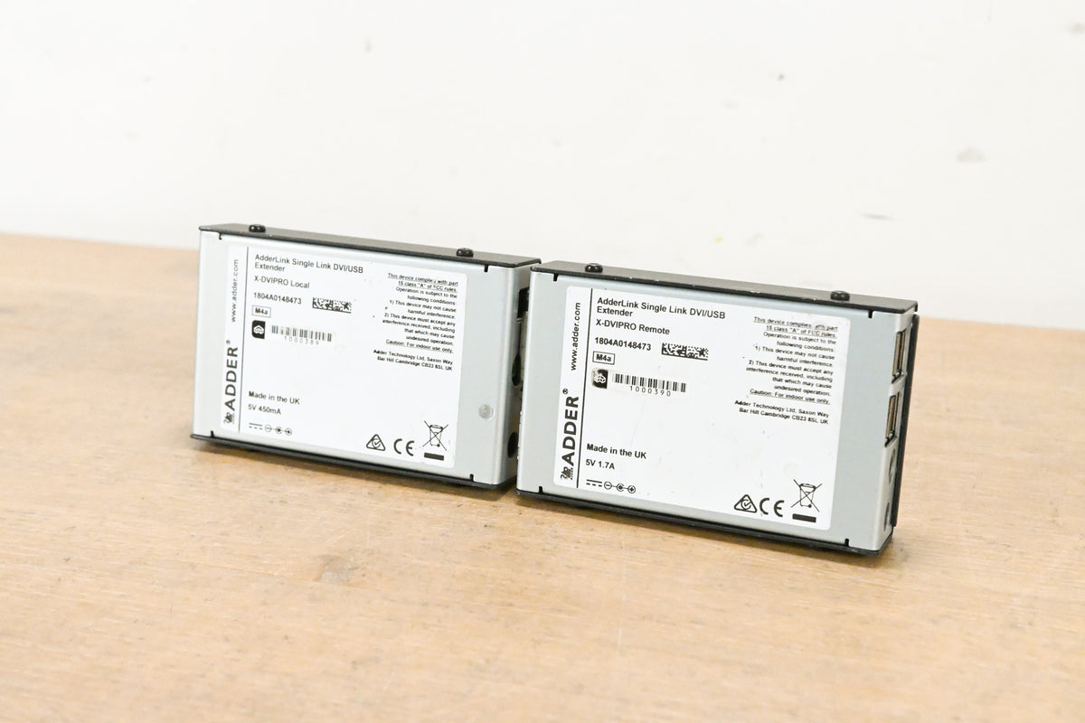 Adder AdderLink X-DVIPRO Single Link DVI/USB Extender (NO POWER SUPPLY)