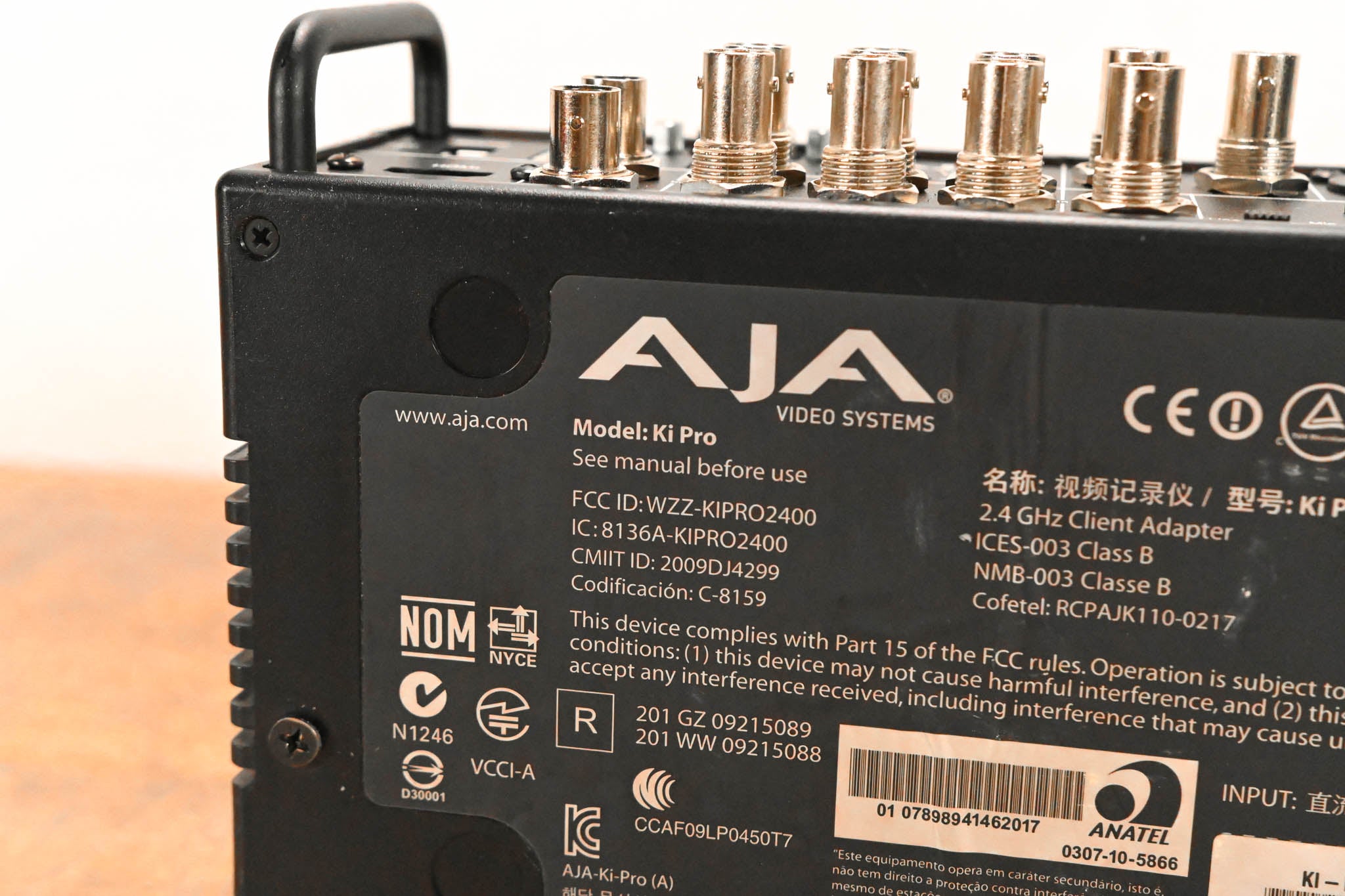 AJA Ki Pro File-Based HD/SD Video Recorder and Player (NO POWER SUPPLY)