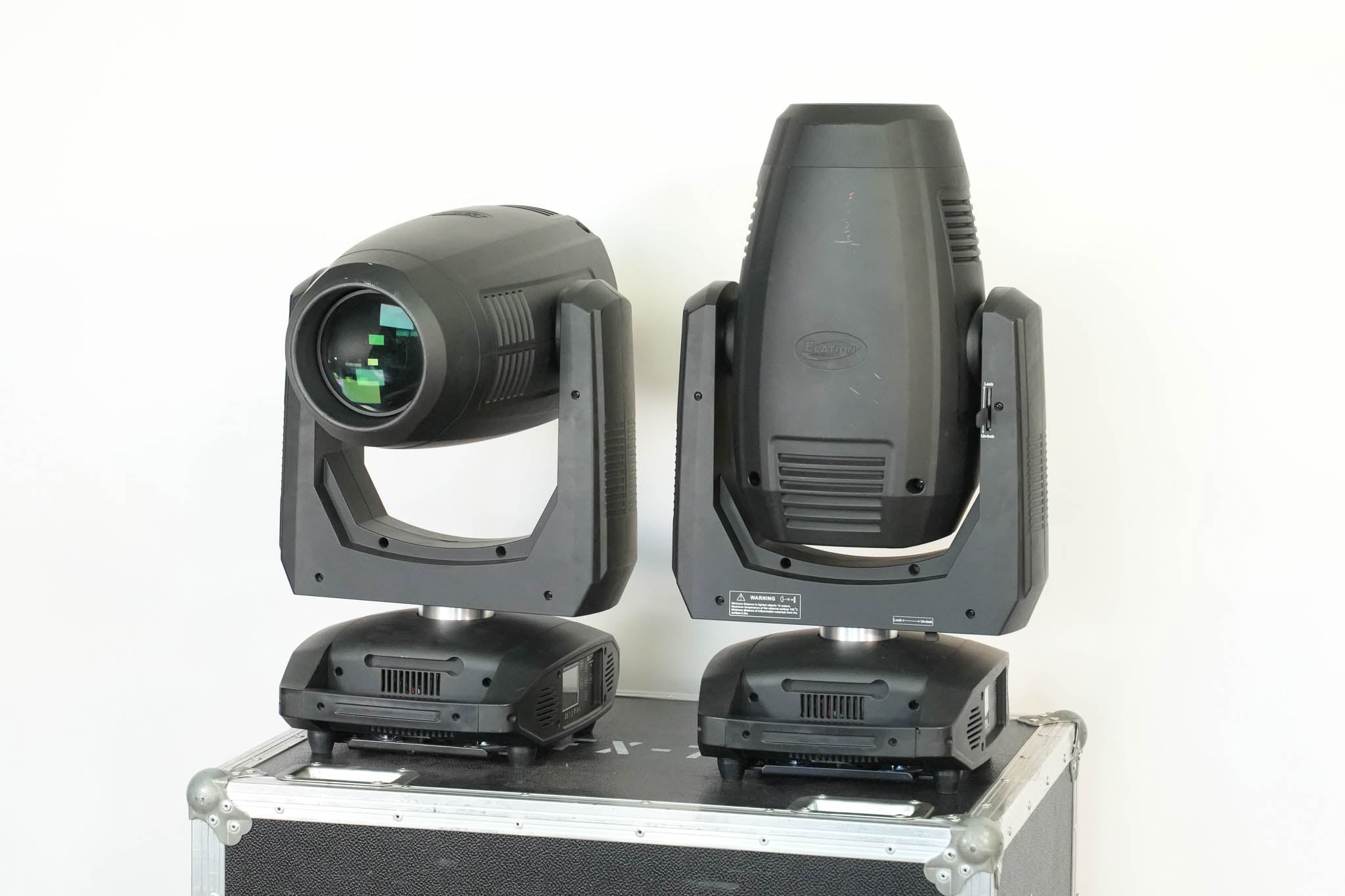 Elation Platinum HFX Hybrid 3-in-1 Moving Head Light Pair w/ Flight Case