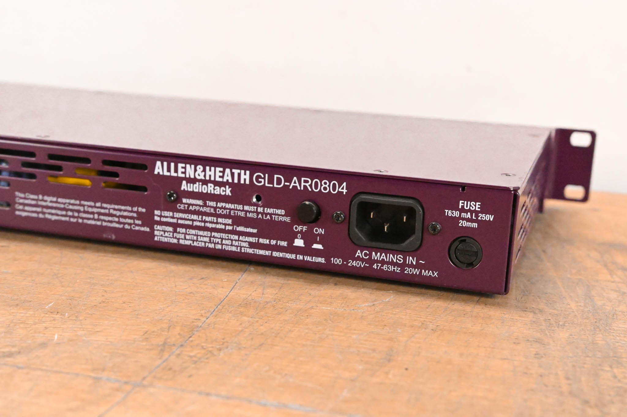 Allen & Heath AR84 8in / 4out Expansion AudioRack for GLD and Qu Mixers