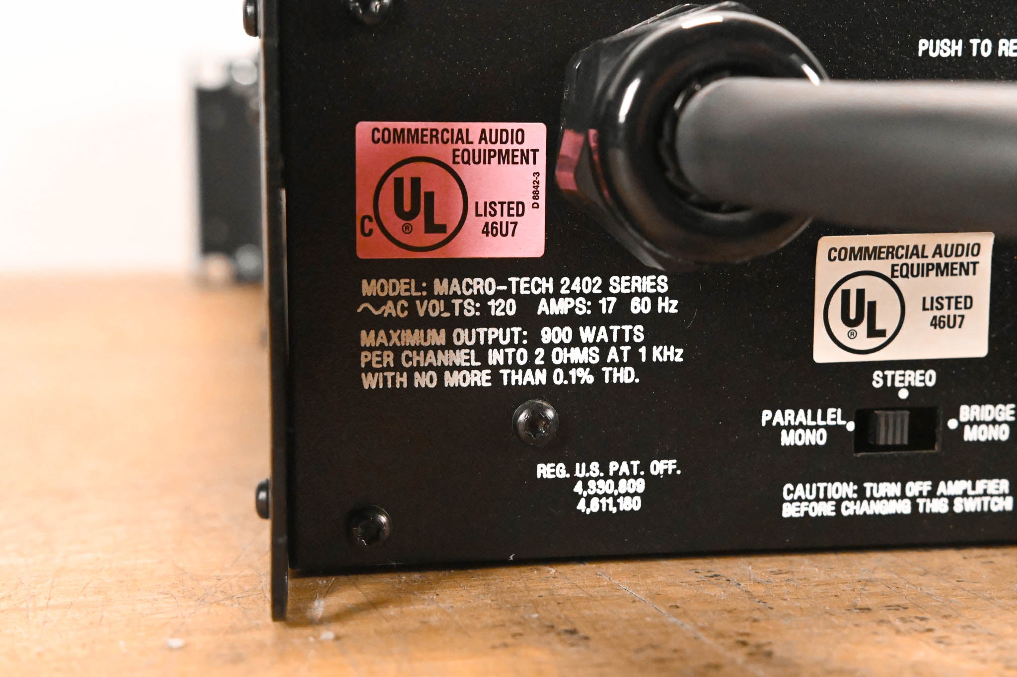 Crown Macro-Tech 2402 2-Channel Power Amplifier