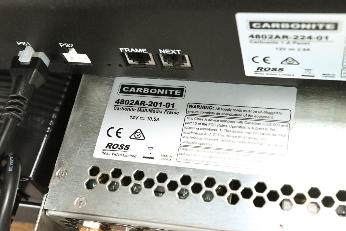 Ross 4802AR-201-01 Carbonite Multimedia Frame w/ Carbonite 1-A Panel