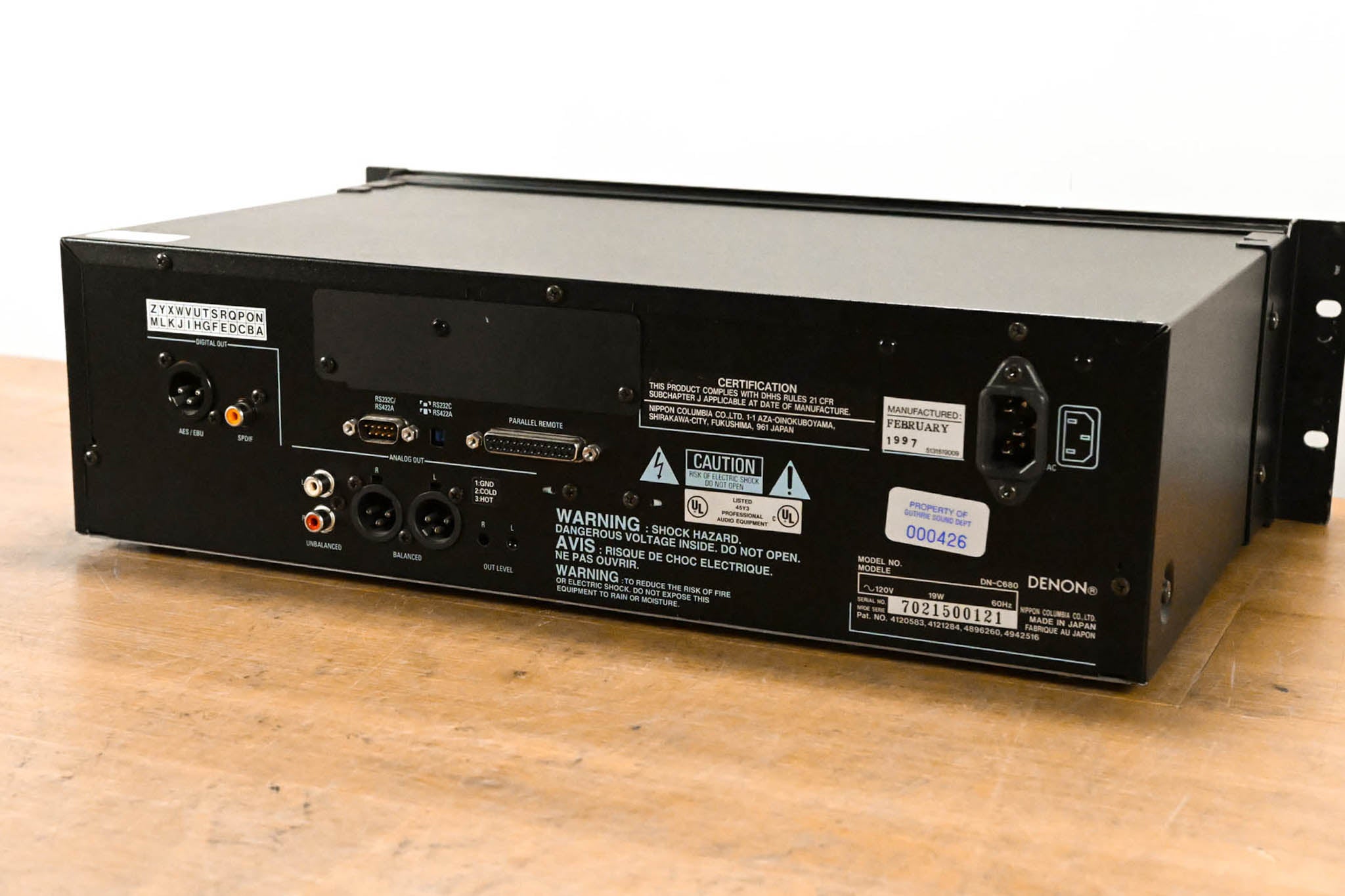 Denon DN-C680 Professional CD Player