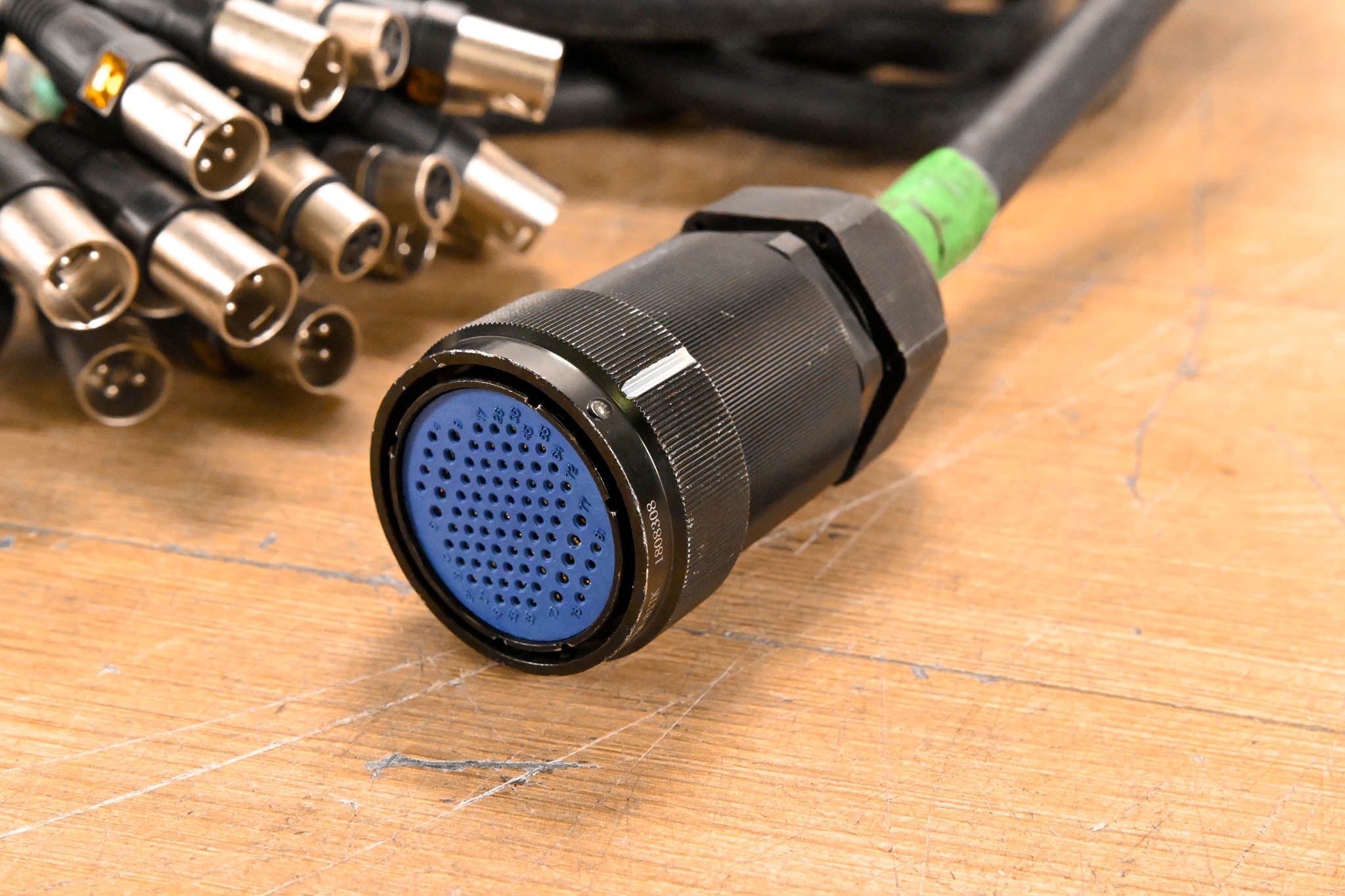 Seismic Audio 16x8 Multipin to XLR Stage Snake Cable - 50'