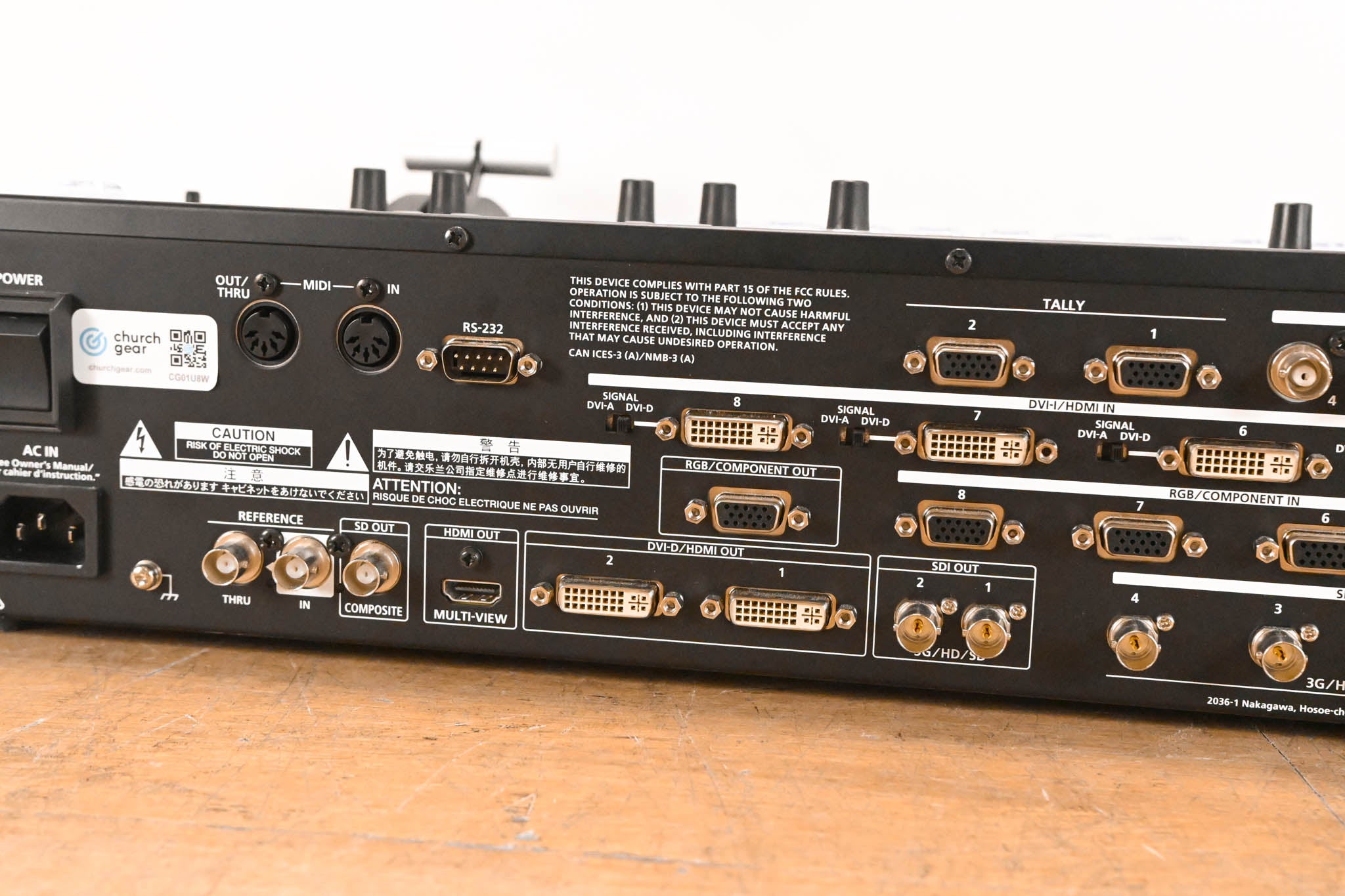 Roland V-800HD MkII Multi-Format Video Switcher
