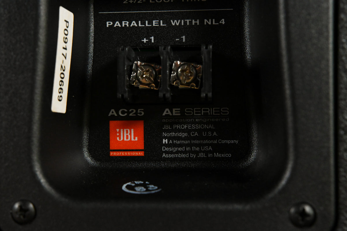 JBL AC25 Ultra Compact Dual 5-inch 2-way Loudspeaker (PAIR)