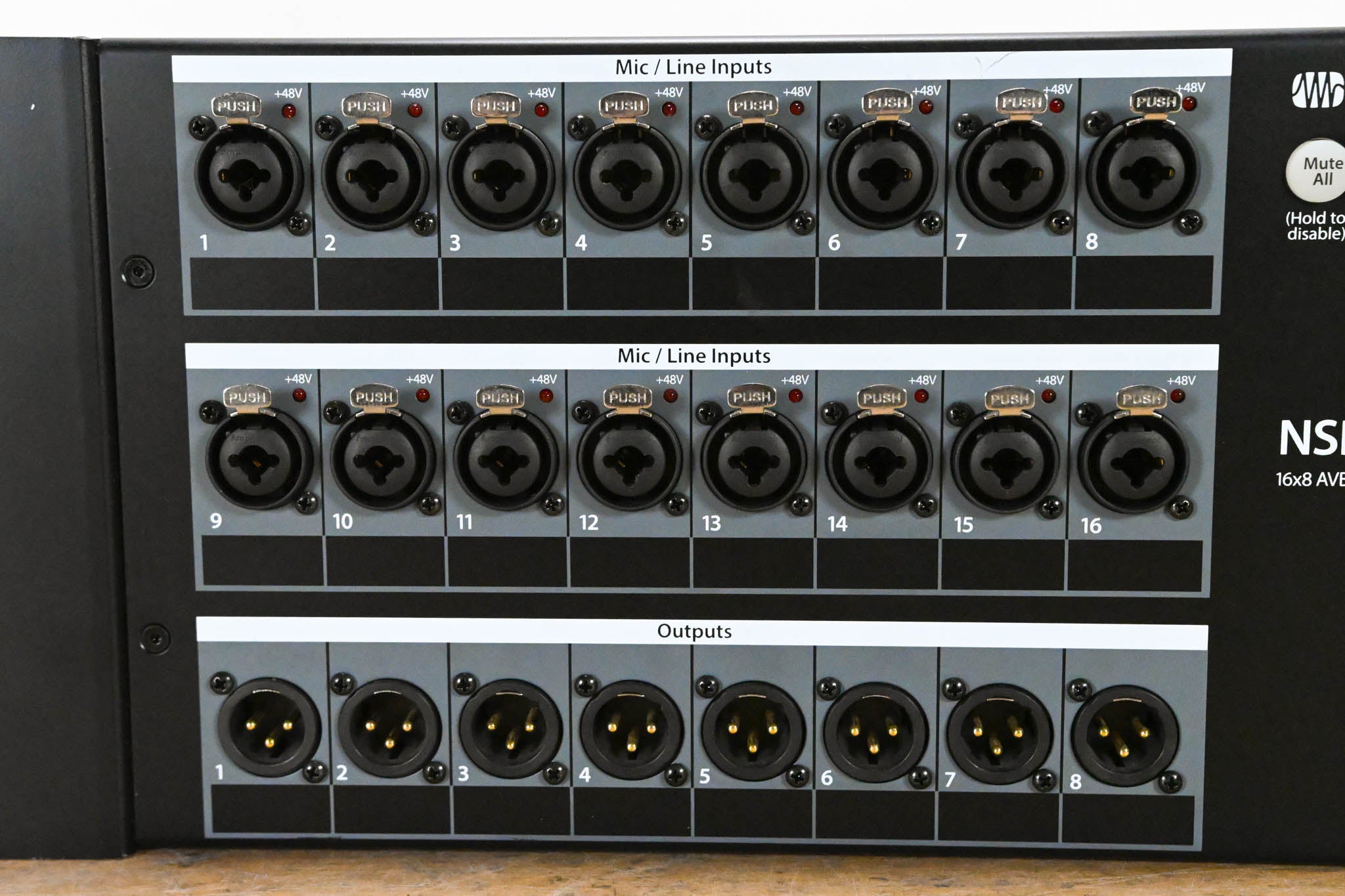 PreSonus NSB 16.8 16 x 8 AVB Networked Stage Box