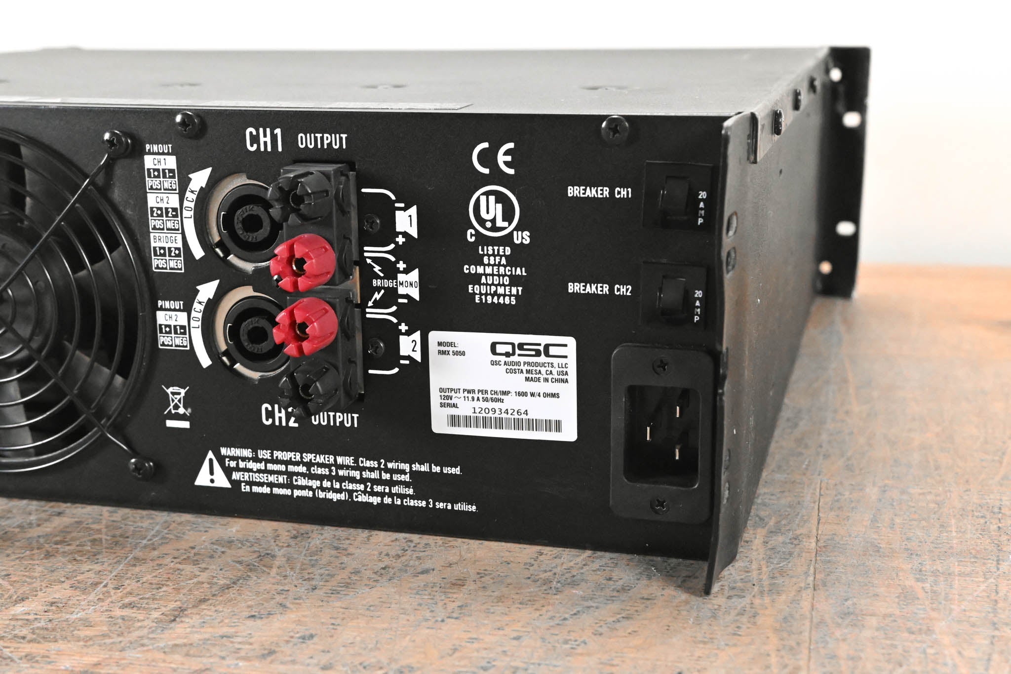 QSC RMX5050 2-Channel Power Amplifier