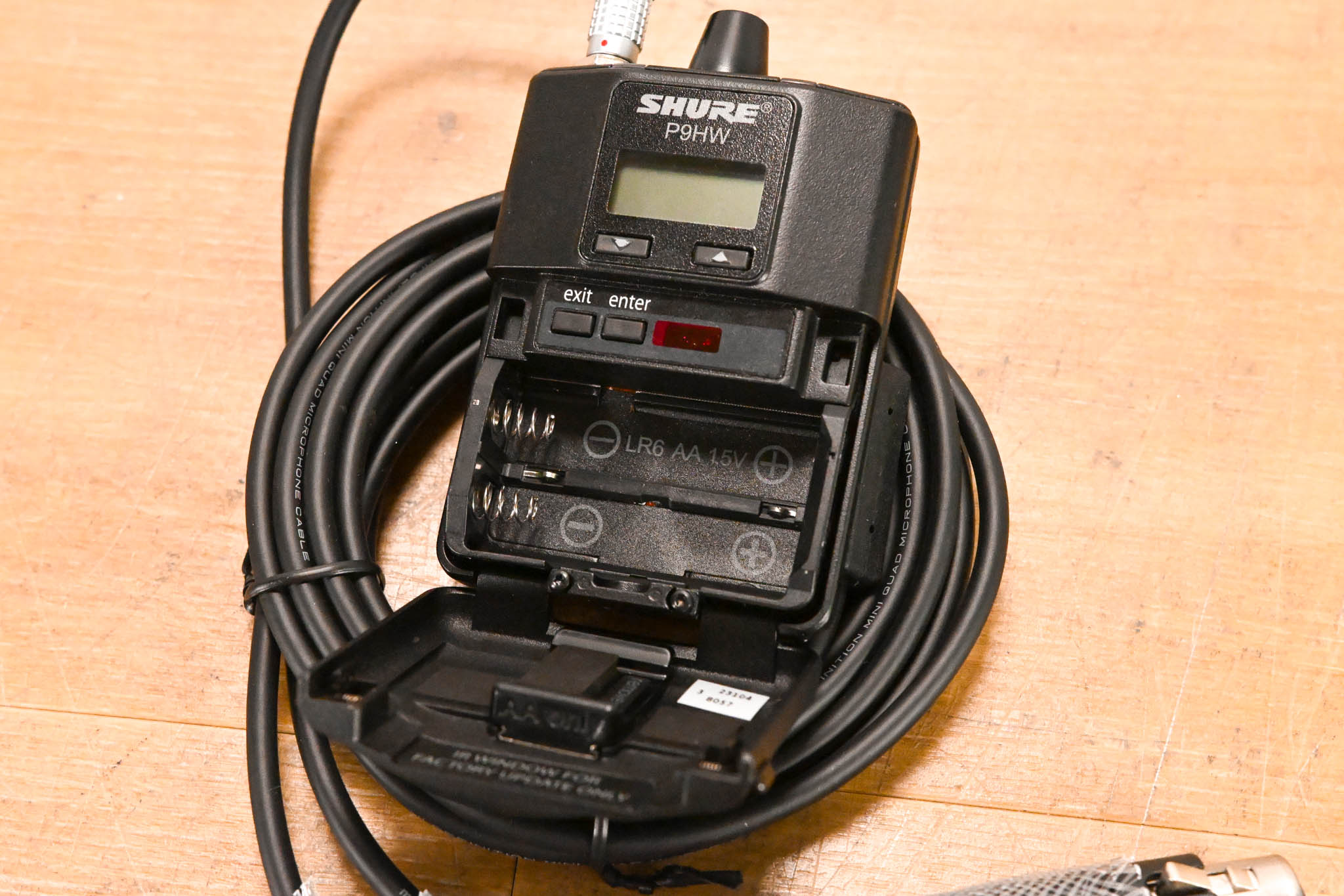 Shure P9HW Wired Bodypack Personal Monitor