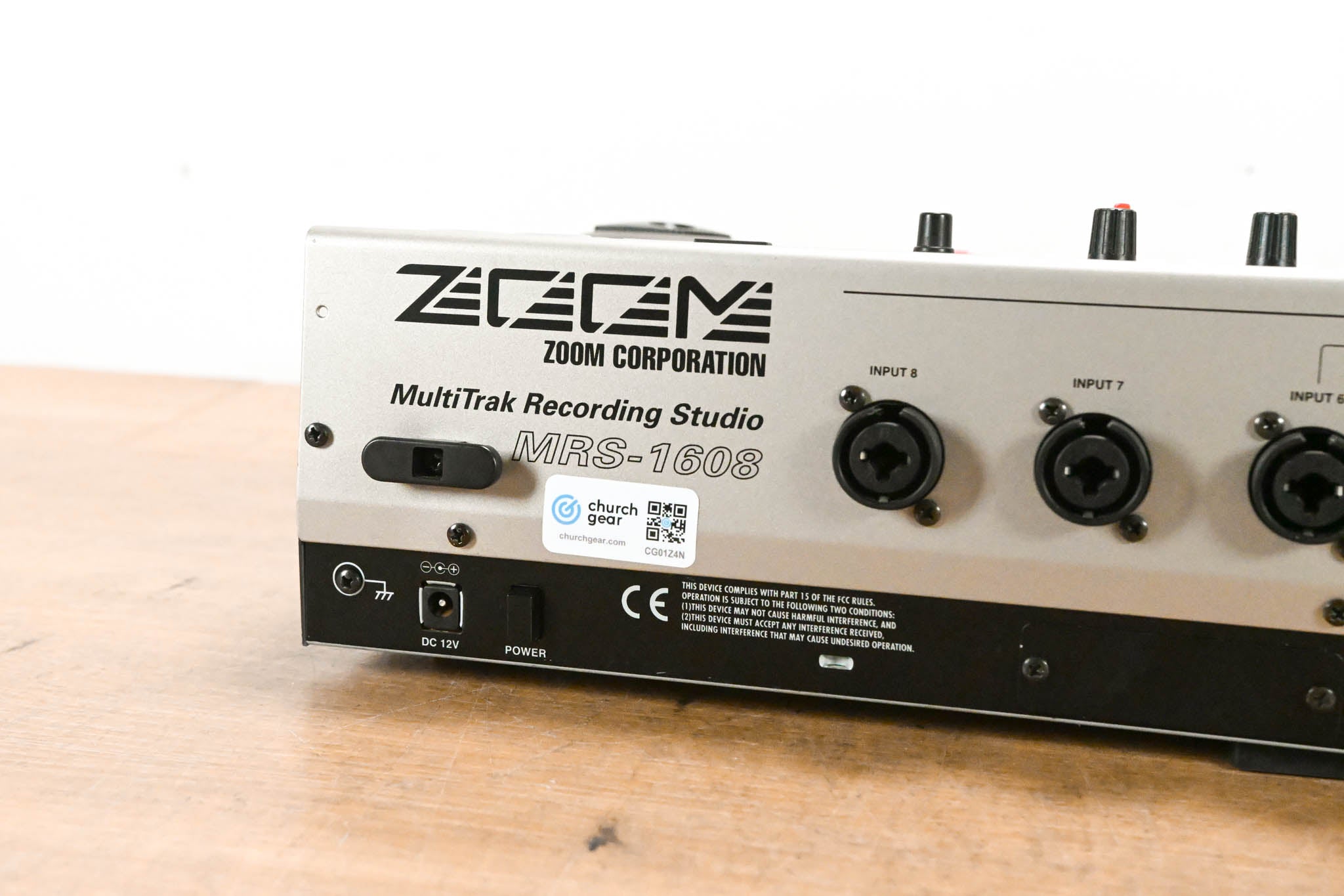 Zoom MRS-1608 16-Track Digital Multitracker (NO POWER SUPPLY)