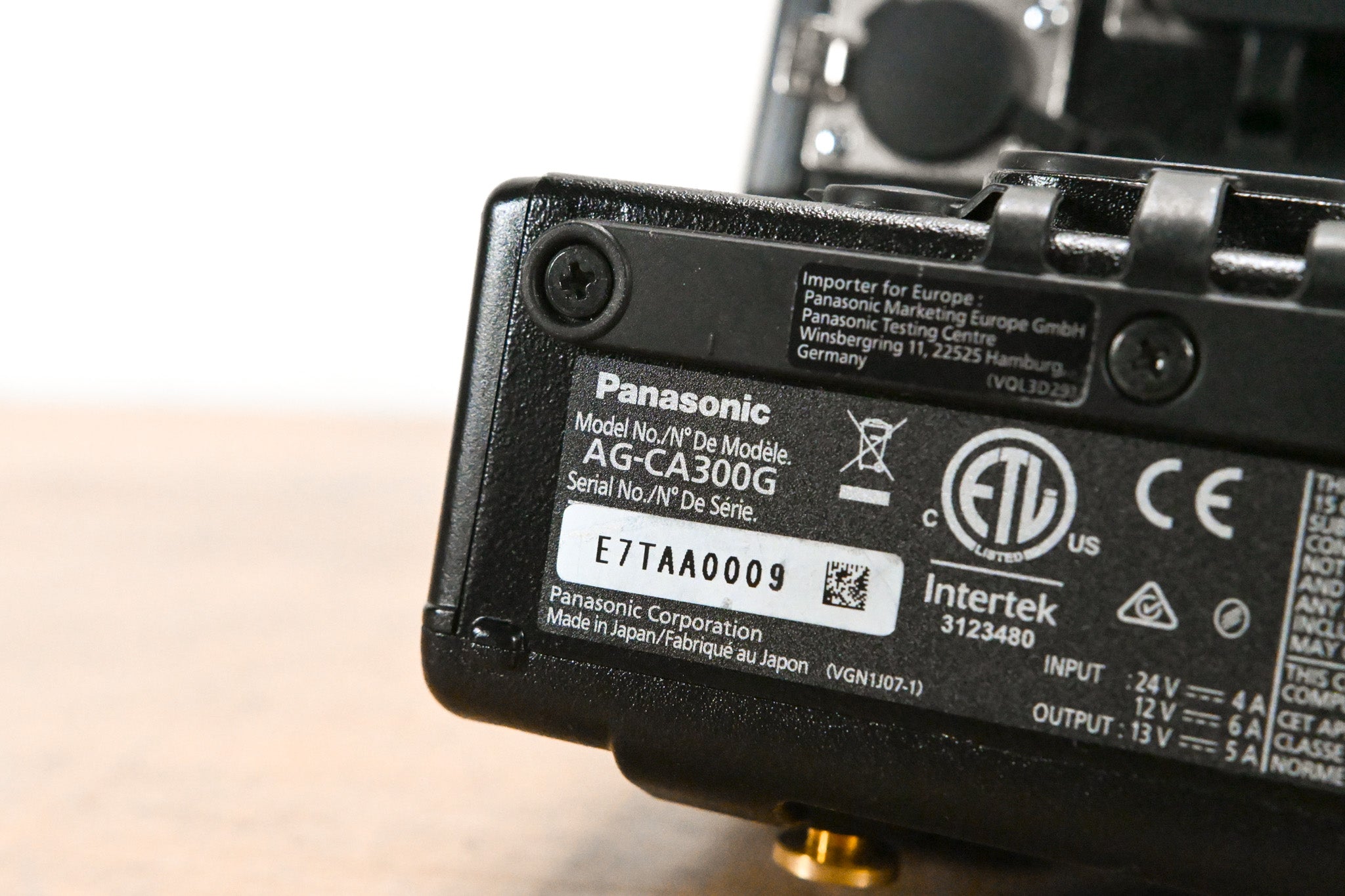 Panasonic AG-CA300G Camera Studio Adapter