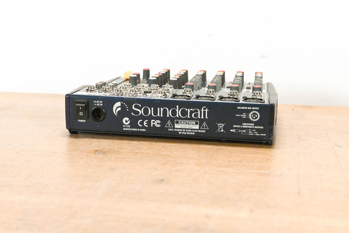 Soundcraft Notepad 124FX Compact 12-Input Analog Mixing Console (NO PSU)