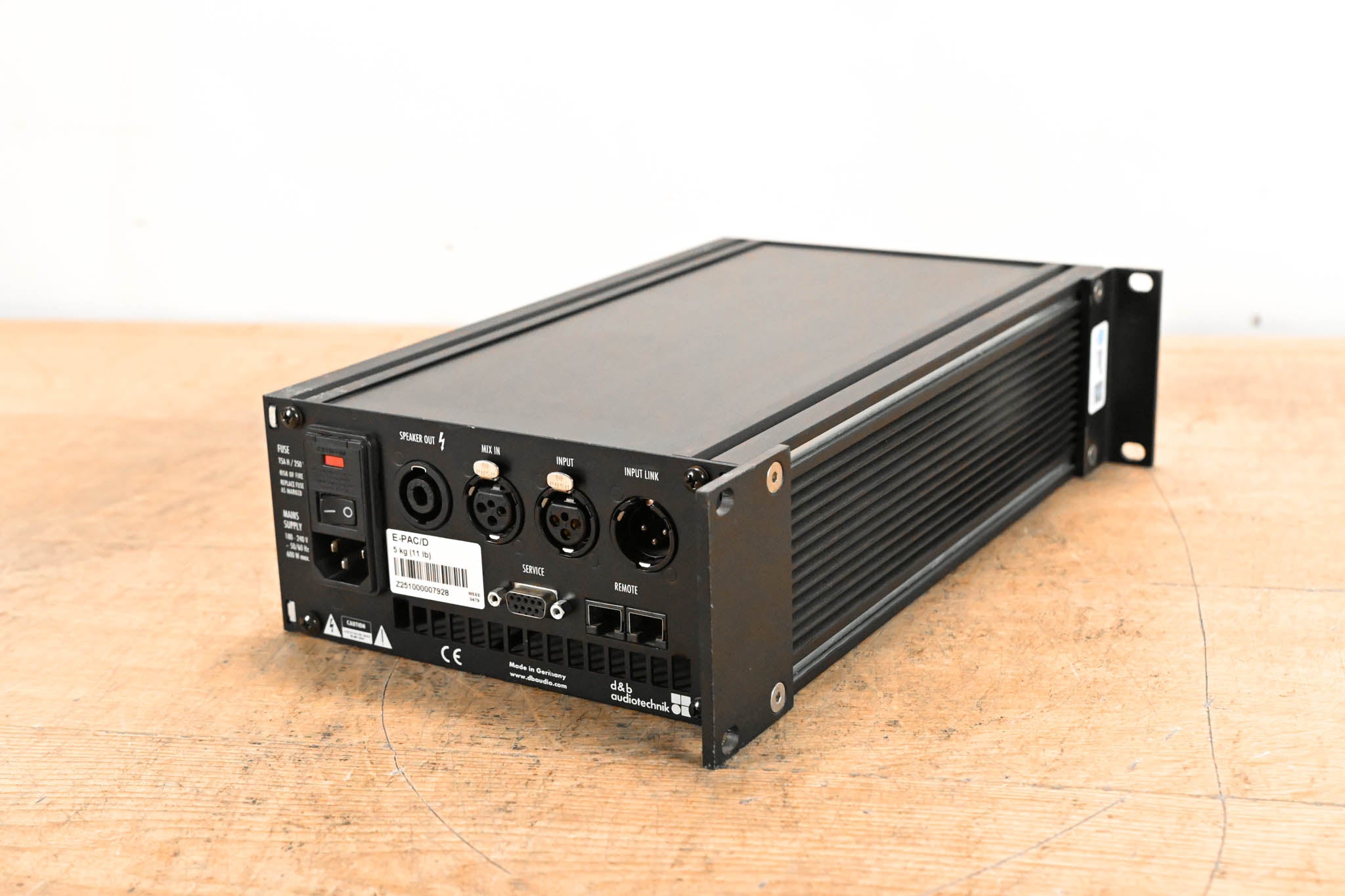 d&b audiotechnik E-PAC Single-Channel Power Amplifier Controller