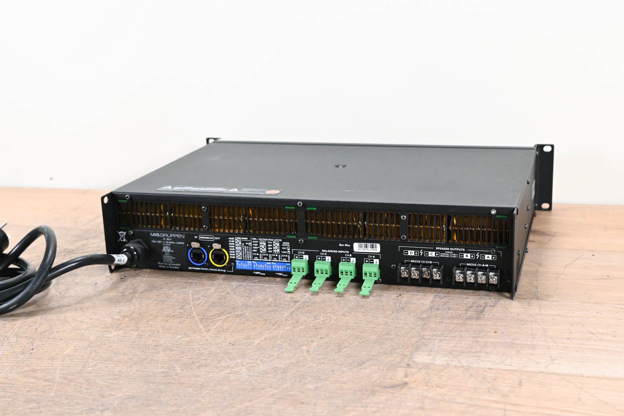 Lab Gruppen C 48:4 4800W 4-Channel Power Amplifier