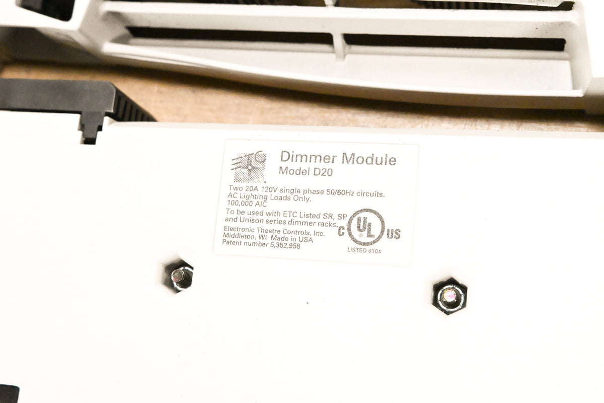 ETC D20 Dual 20A Dimmer Module (Pack of 4)