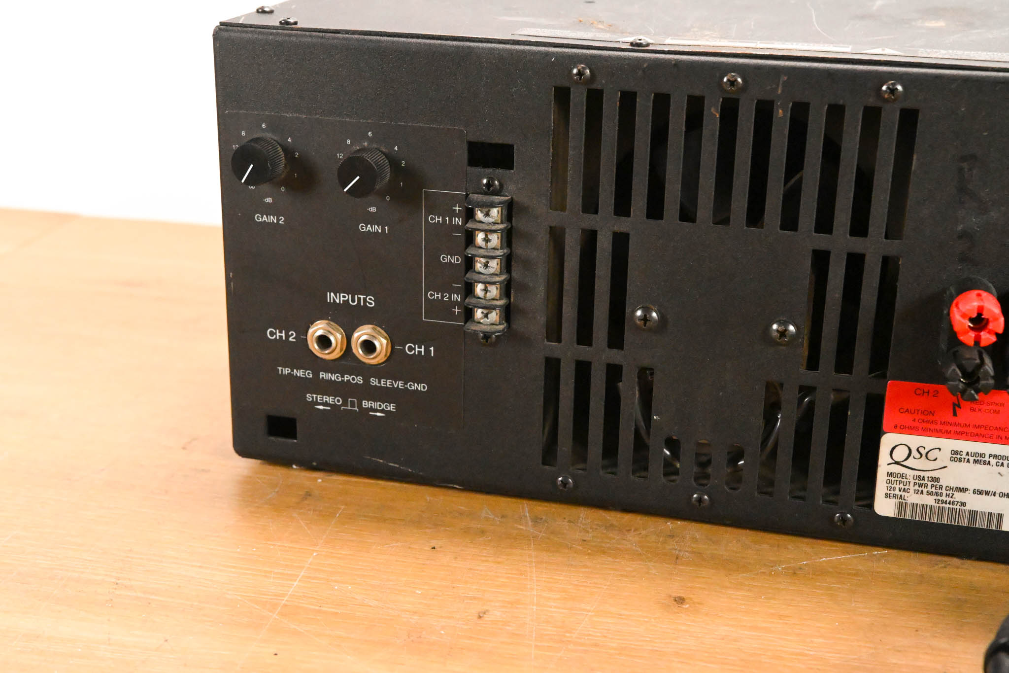 QSC USA 1300 2-Channel Power Amplifier