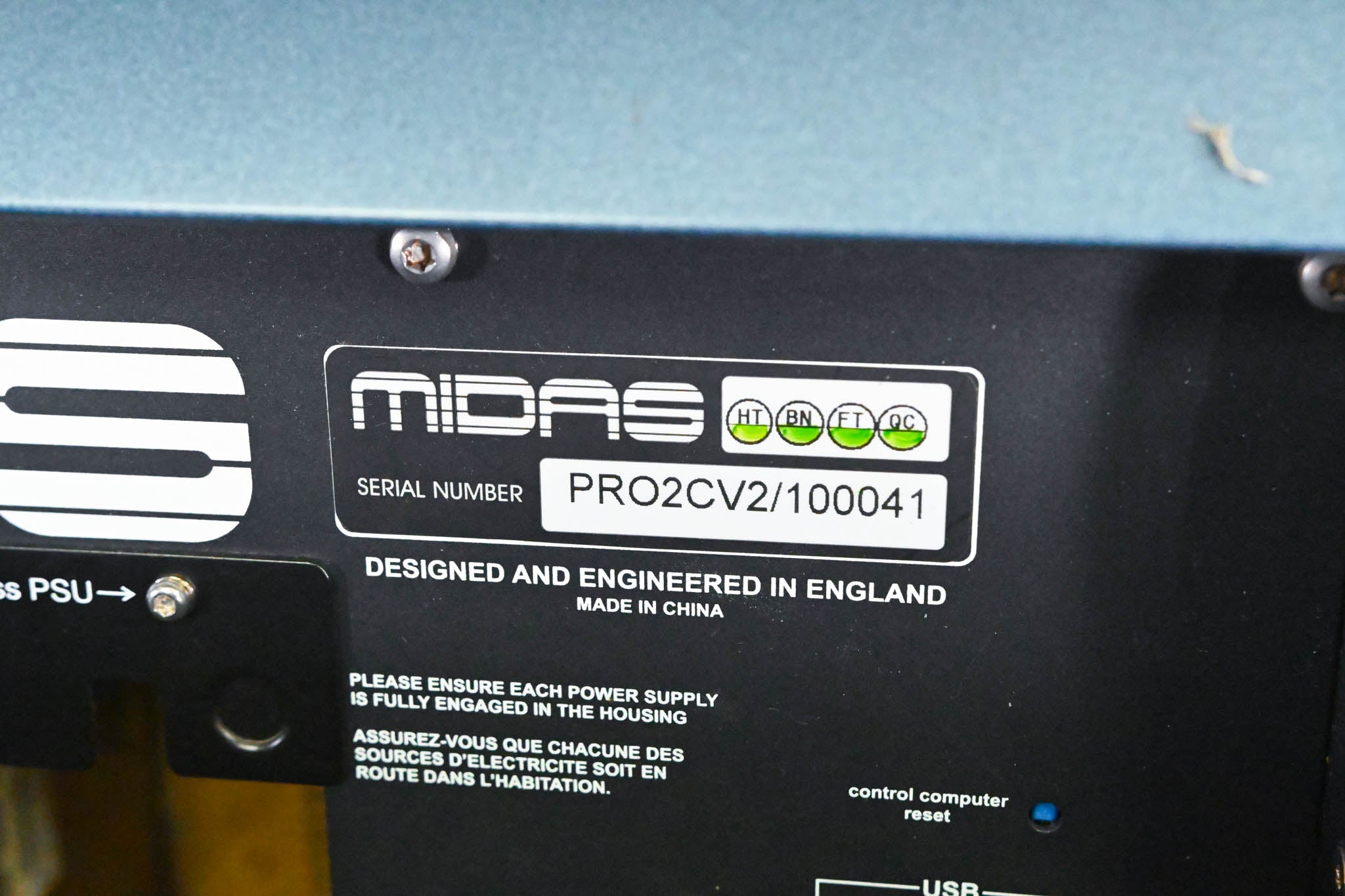 Midas PRO2C Live Digital Audio Mixing Console with Road Case