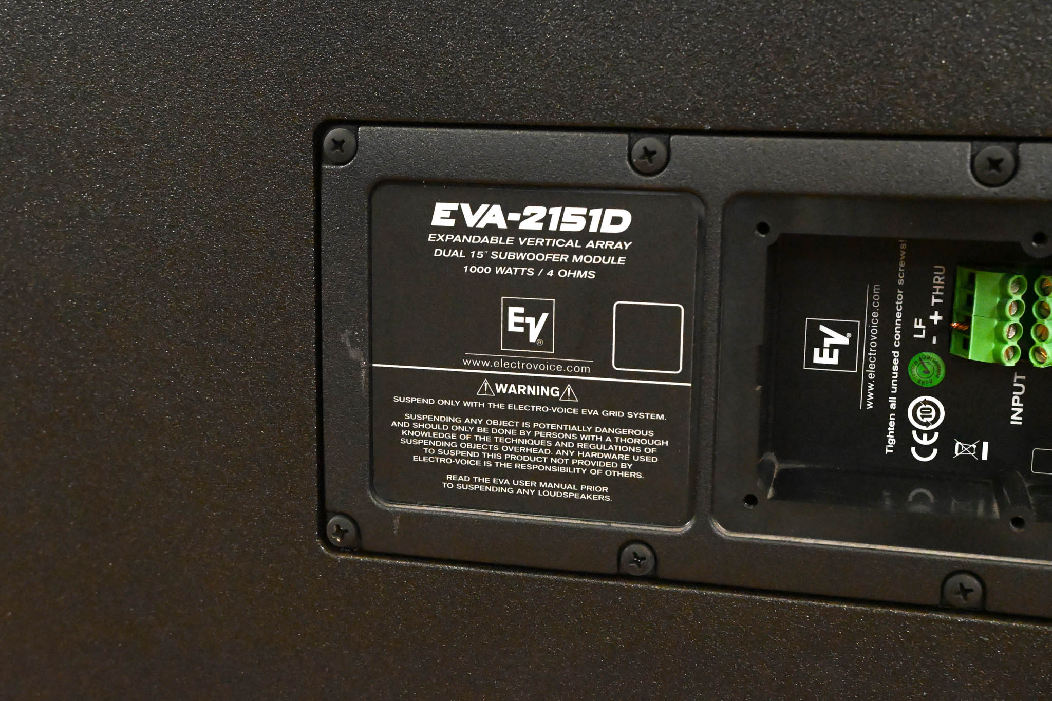 Electro-Voice (EV) EVA-2151D Dual 15" Passive Line Array Subwoofer