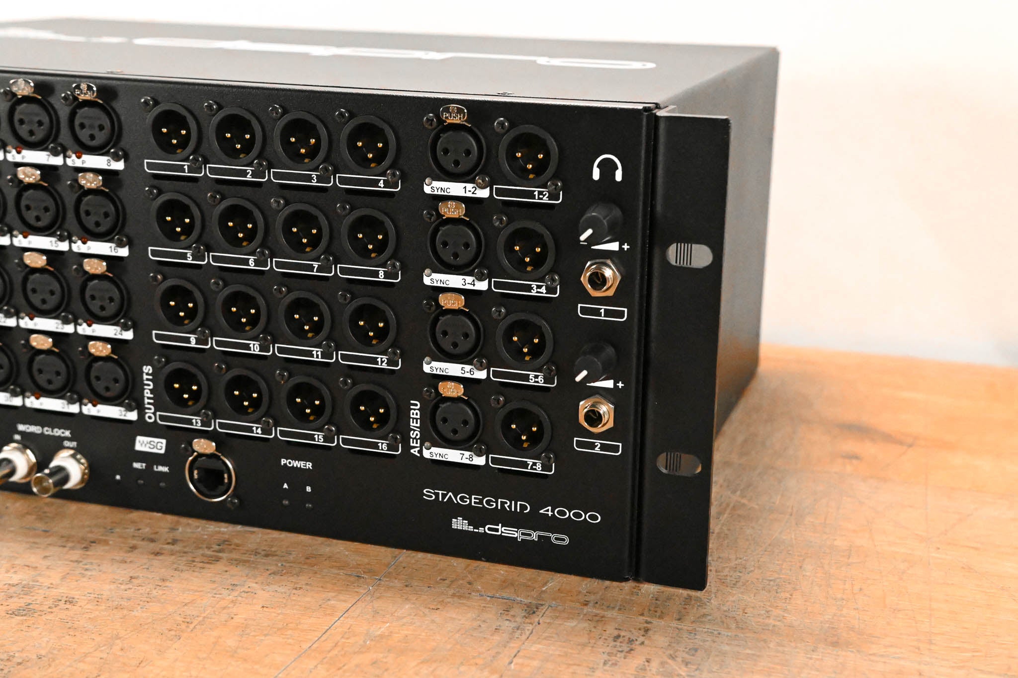 Waves DSPRO StageGrid 4000 32-in / 16-out Digital SoundGrid Stagebox