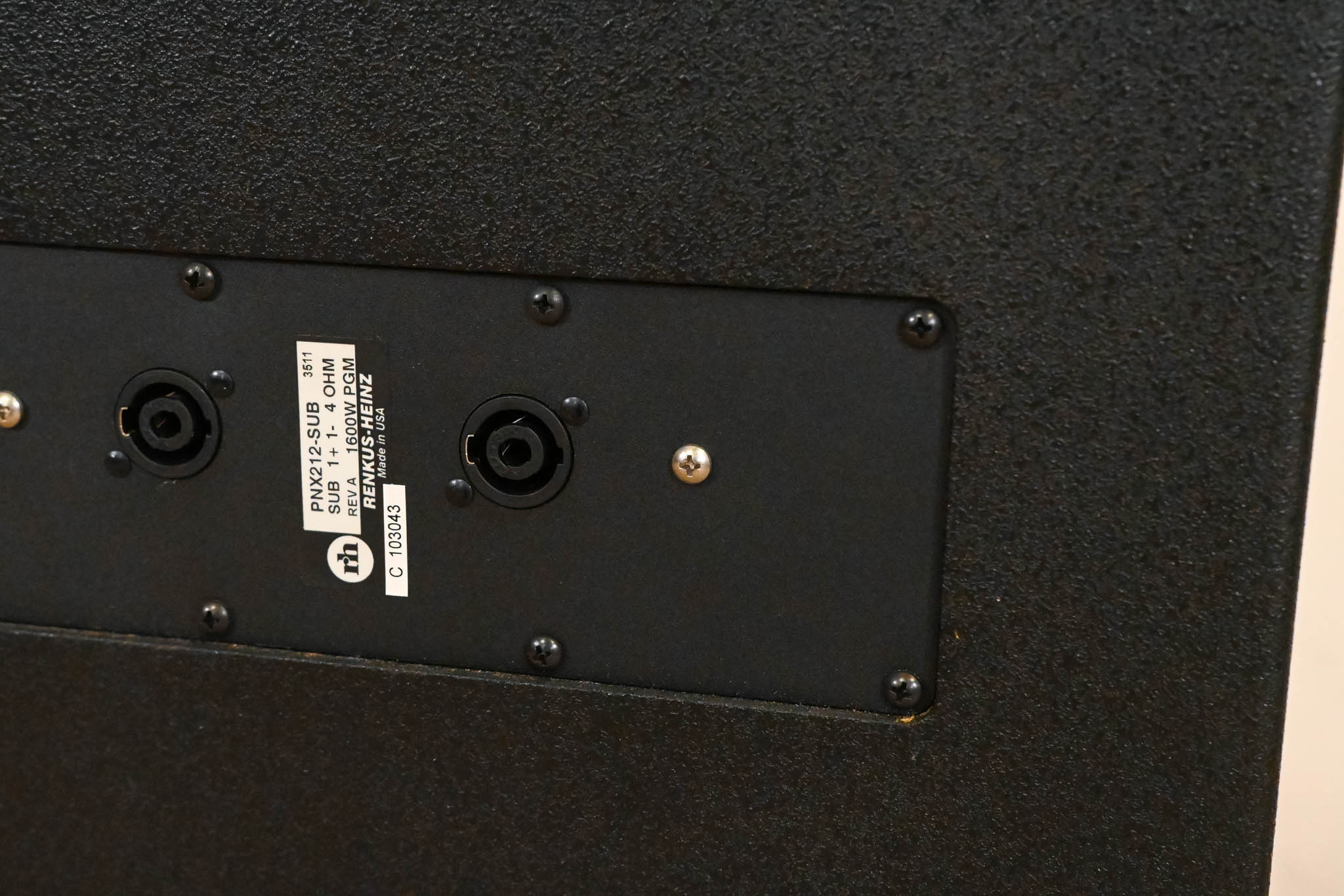 Renkus Heinz PNX212-SUB Dual 12" Passive Subwoofer