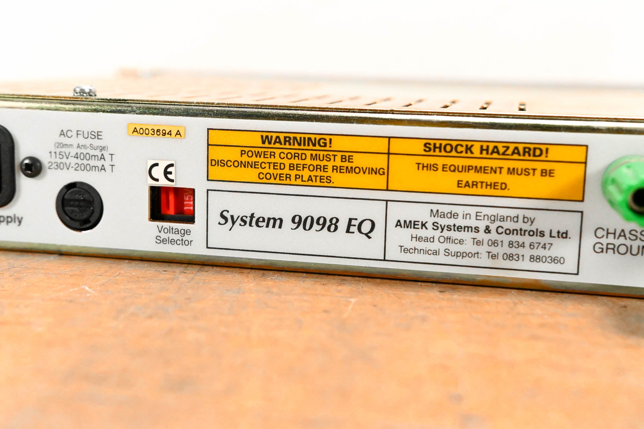 AMEK System 9098 EQ Parametric EQ by Rupert Neve