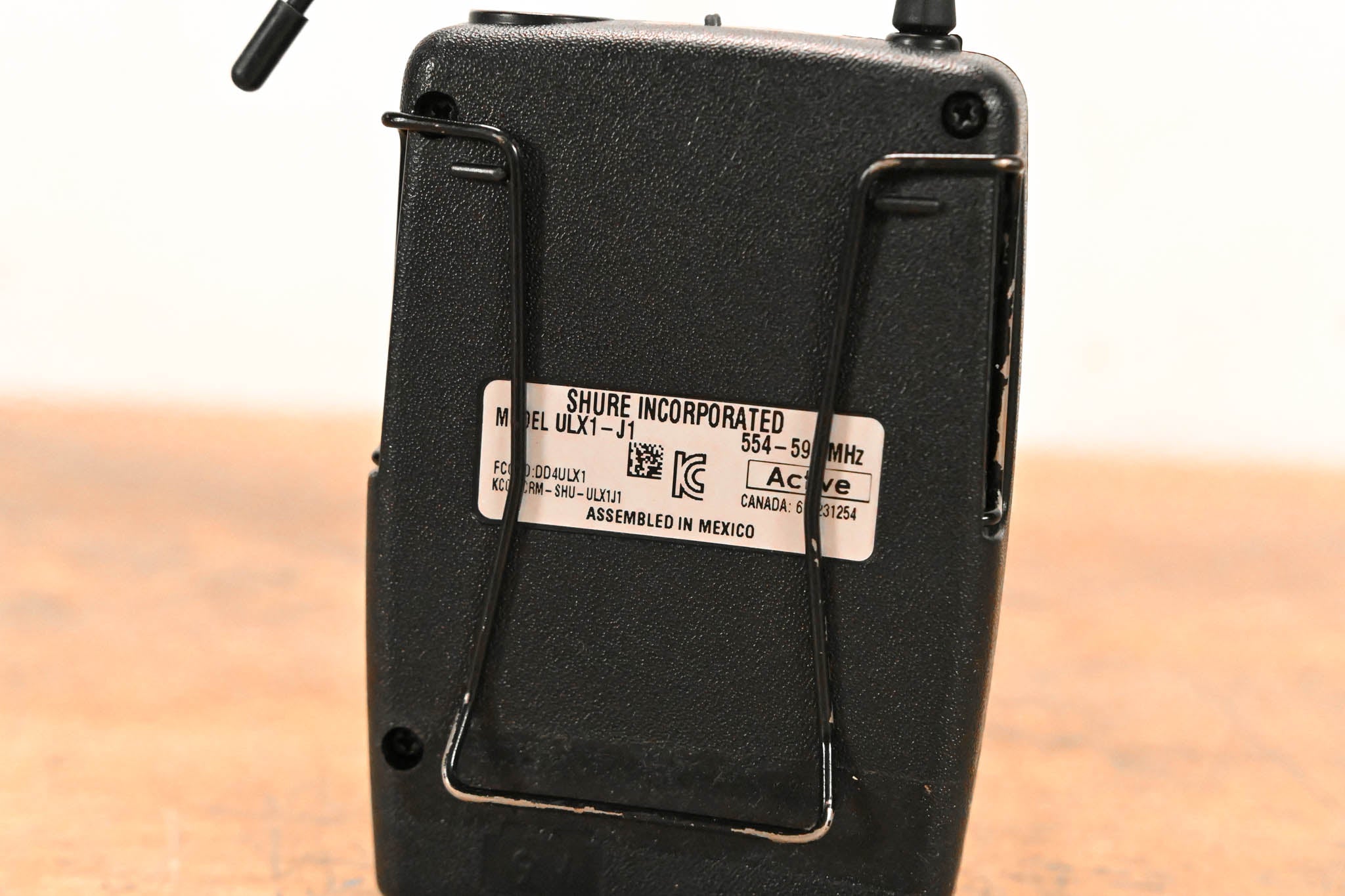 Shure ULX1-J1 Wireless Bodypack Transmitter - J1 Band: 554-590 MHz