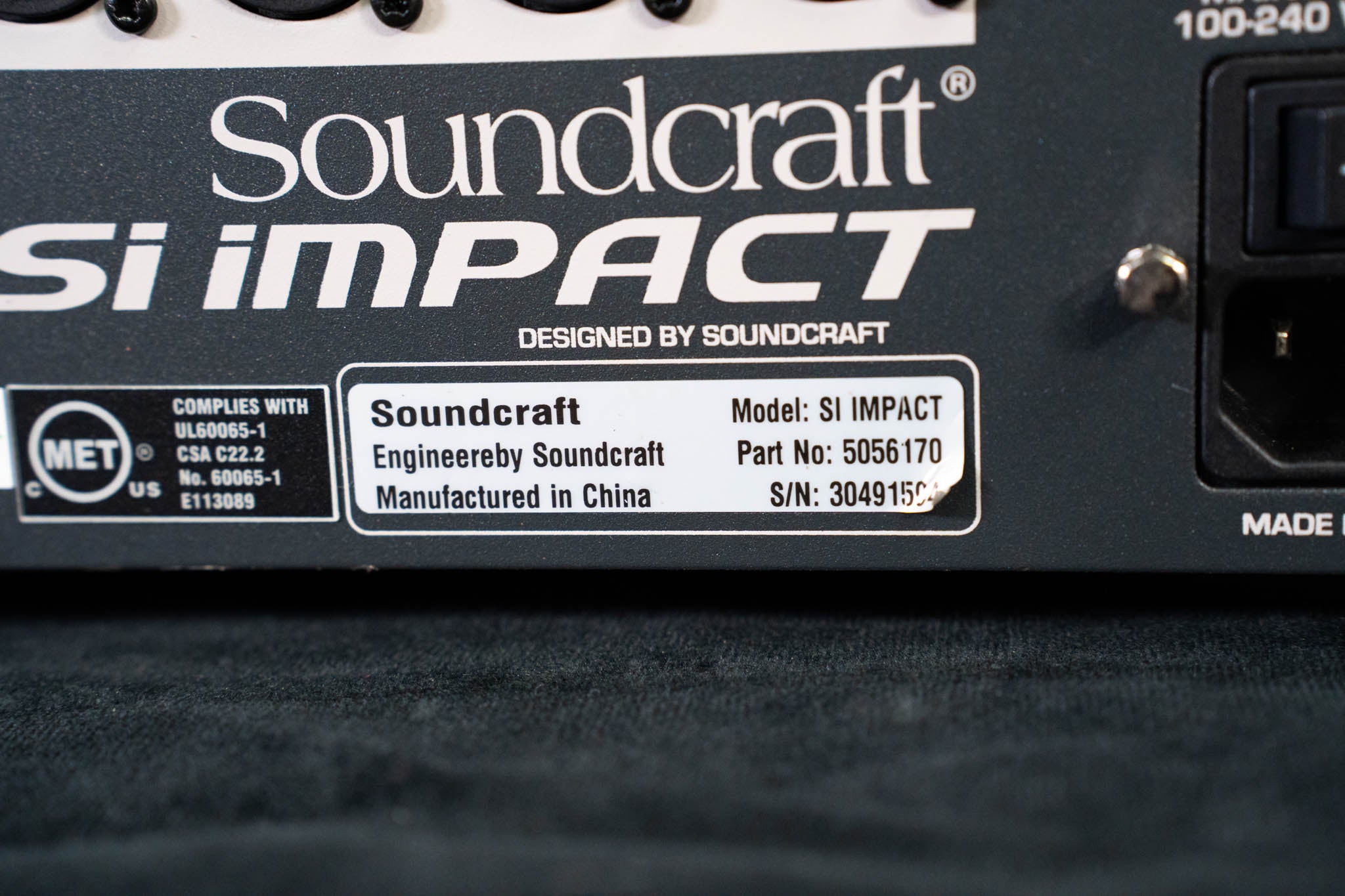 Soundcraft Si Impact 40-Input Digital Mixing Console