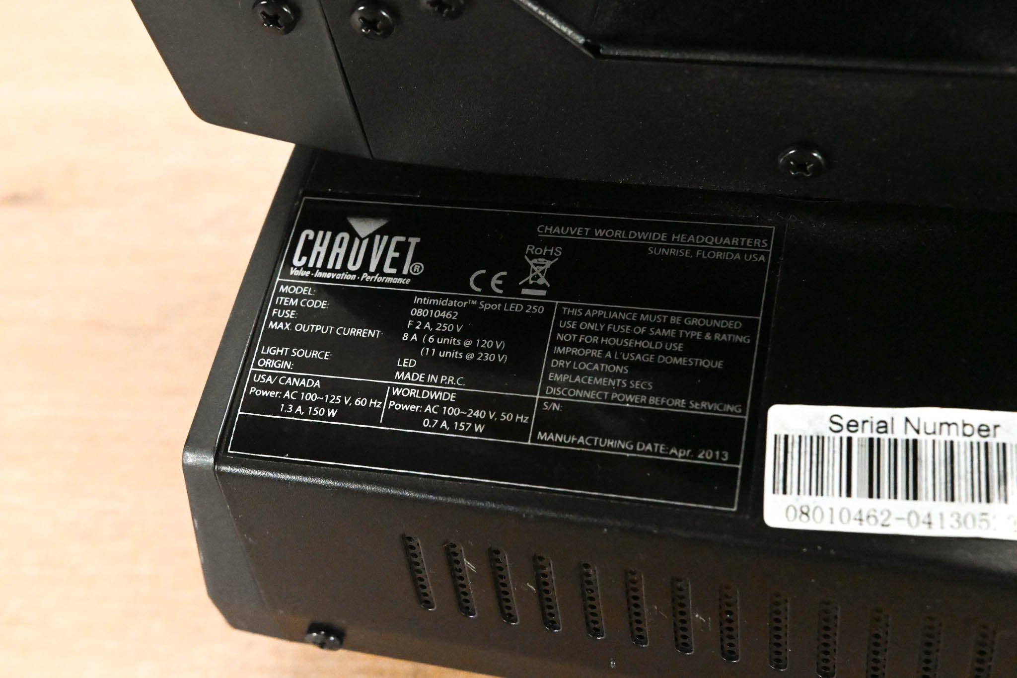 Chauvet Intimidator Spot LED 250 50W LED Moving Head Spot