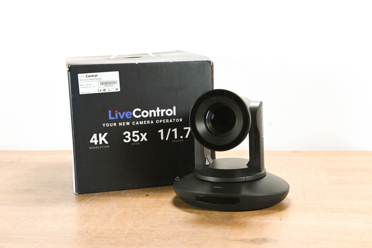LiveControl LC4K-35B 4K UHD PTZ Video Camera (NO POWER SUPPLY)