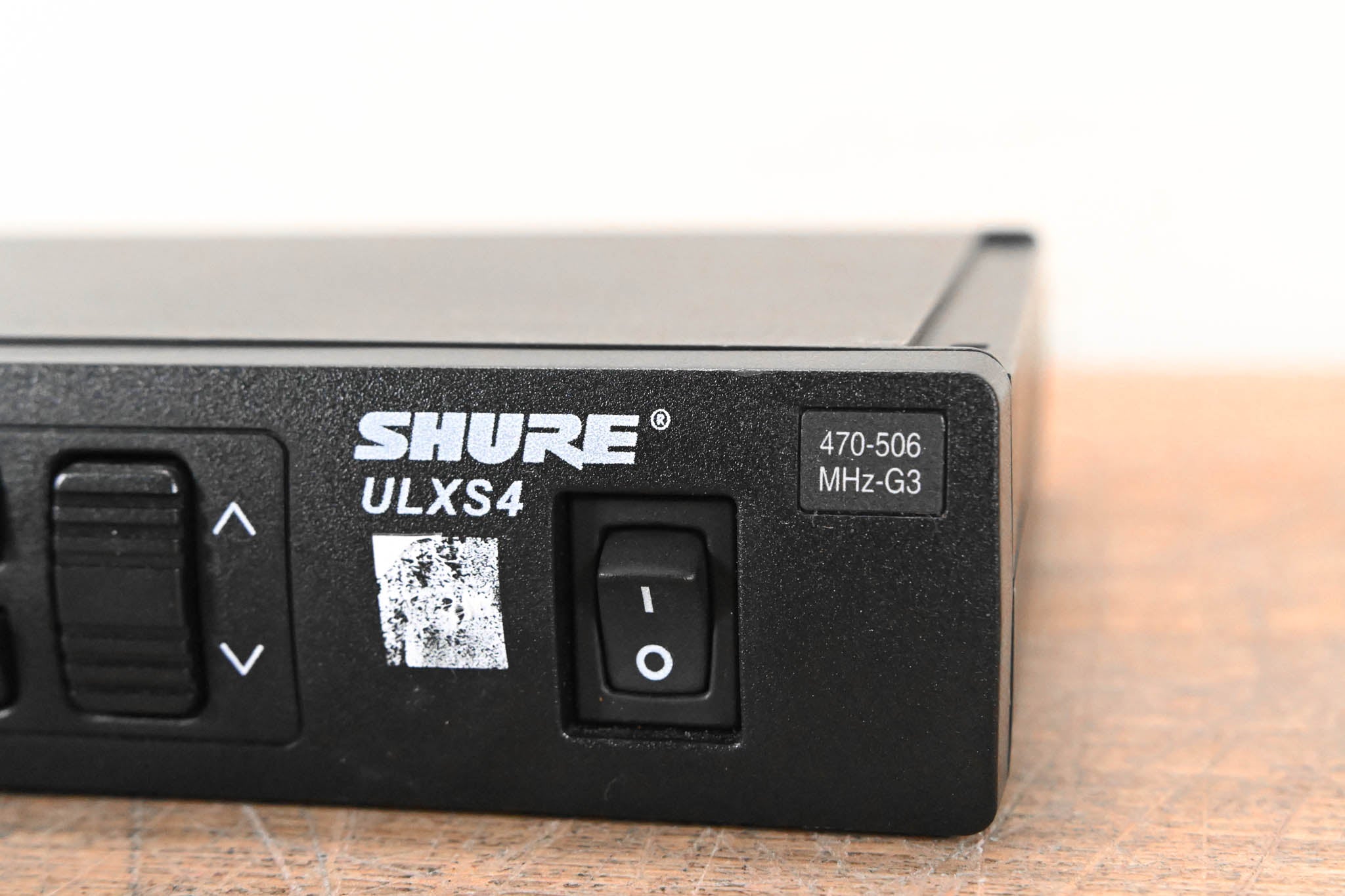 Shure ULXS4 Wireless Receiver - G3 Band: 470-506 MHz (NO POWER SUPPLY)